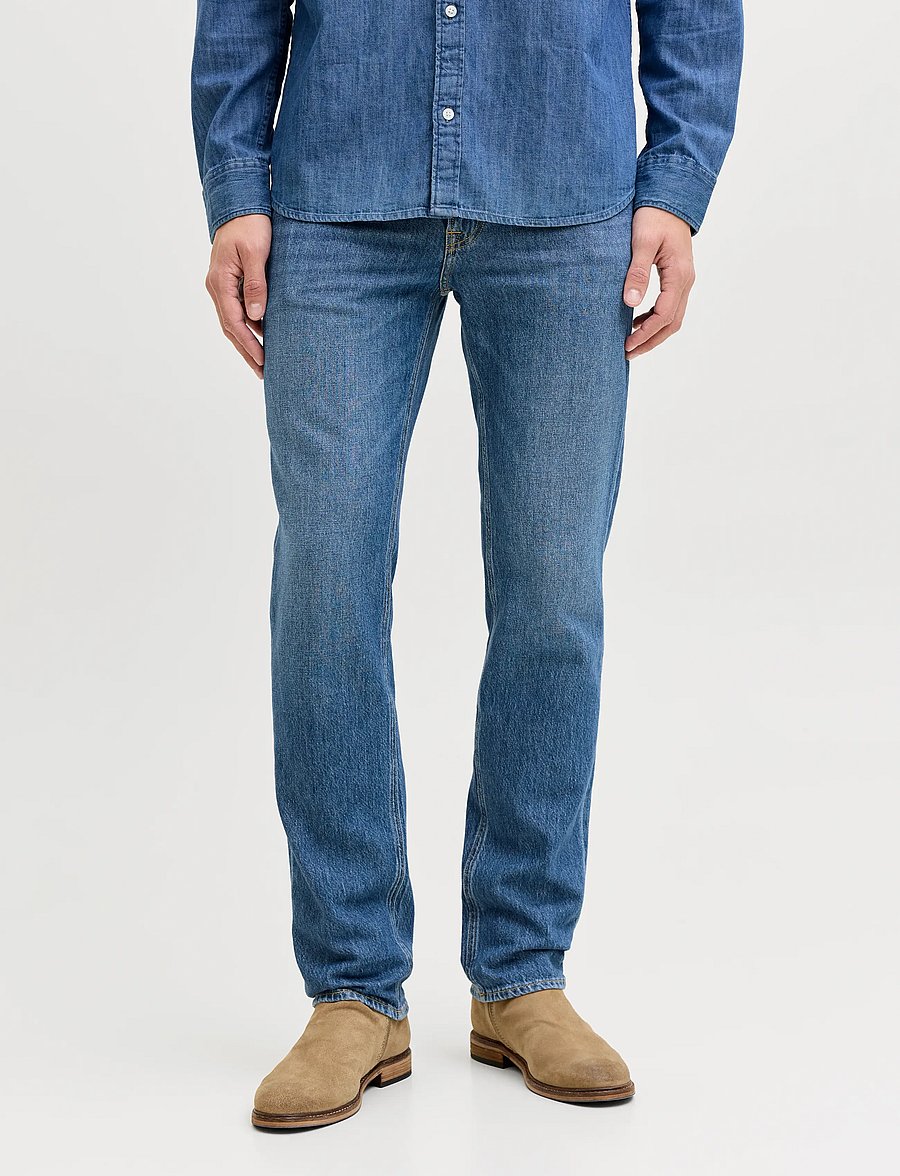 Jack & Jones - JJICLARK JJORIGINAL NS 415 NOOS - regular jeans - blue denim - 0