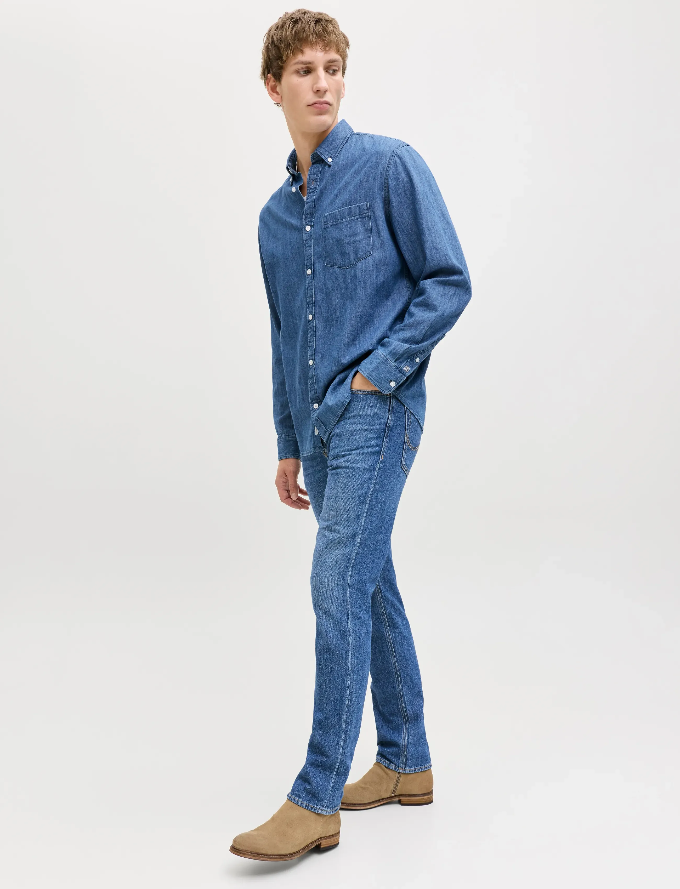 JACK & JONES Jjiclark Jjoriginal Ns 415 Noos jeans herr – bild 6