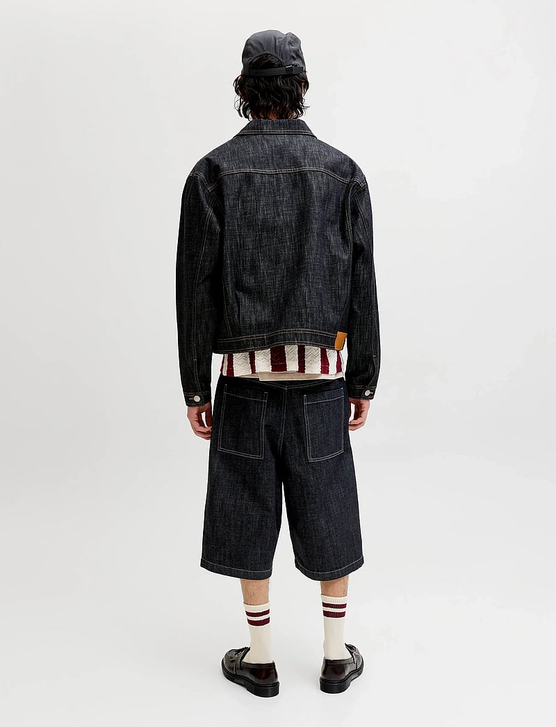 Jack & Jones - JJIRON JJLLOYD SHORTS AKM 856 LN - jeans shorts - blue denim - 3