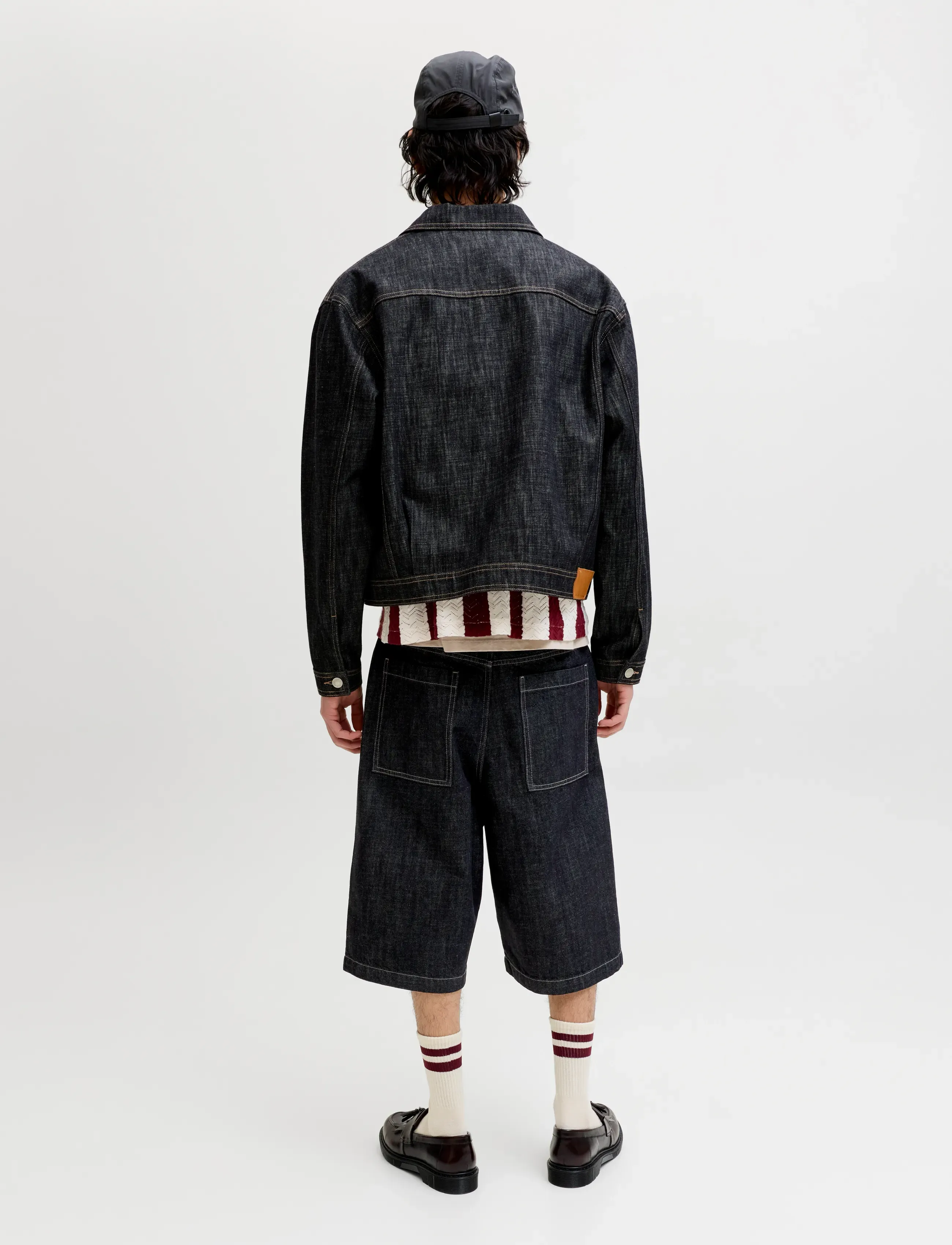 Jack & Jones - JJIRON JJLLOYD SHORTS AKM 856 LN - jorts - blue denim - 3