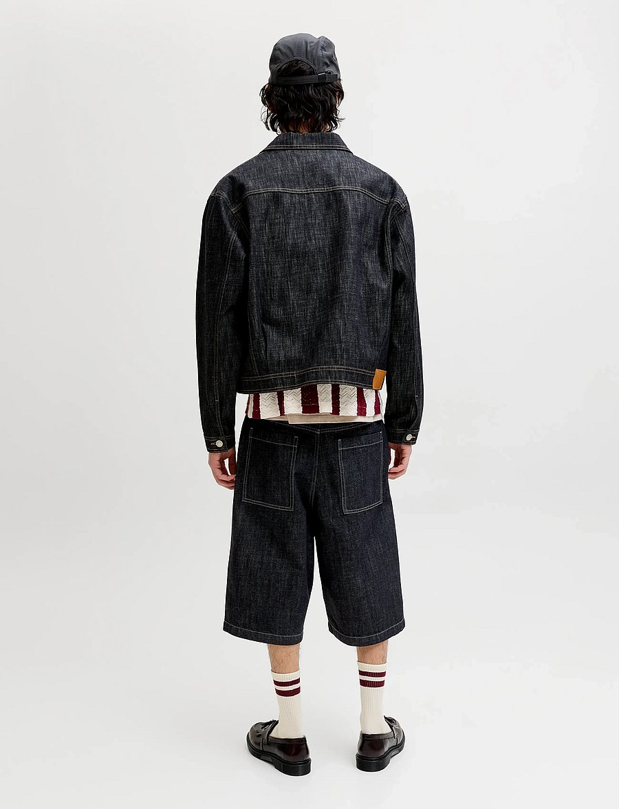 Jack & Jones - JJIRON JJLLOYD SHORTS AKM 856 LN - jeans shorts - blue denim - 3