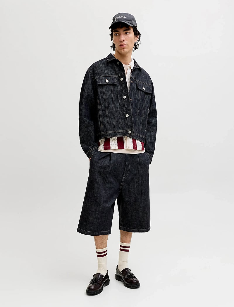 Jack & Jones - JJIRON JJLLOYD SHORTS AKM 856 LN - jeans shorts - blue denim - 4