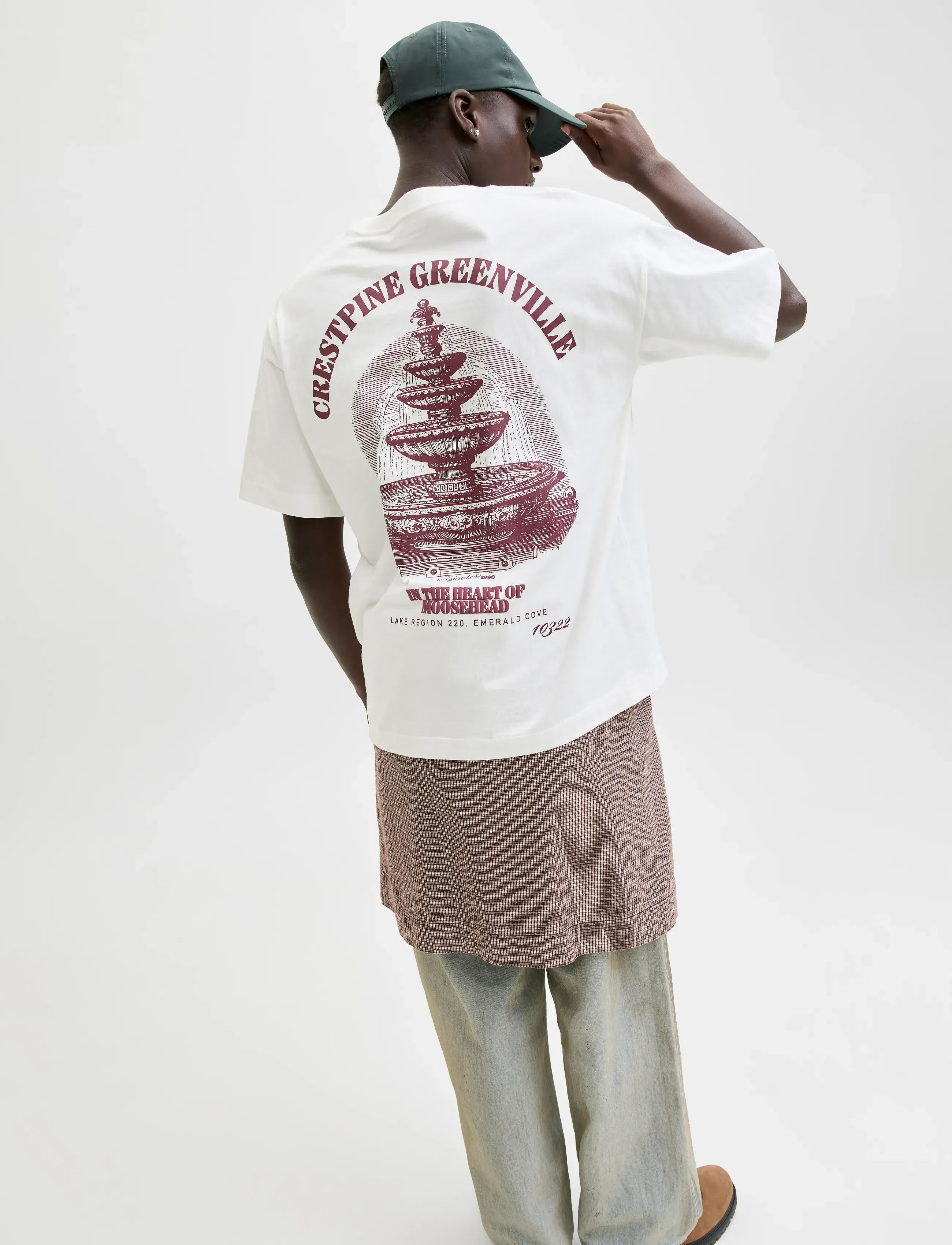JACK & JONES Jormaine Back Tee Ss Crew Neck Sn t-shirts med tryck herr – bild 5
