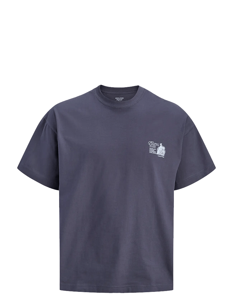 Jack & Jones - JORMAINE BACK TEE SS CREW NECK SN - kortærmede t-shirts - odyssey gray - 1