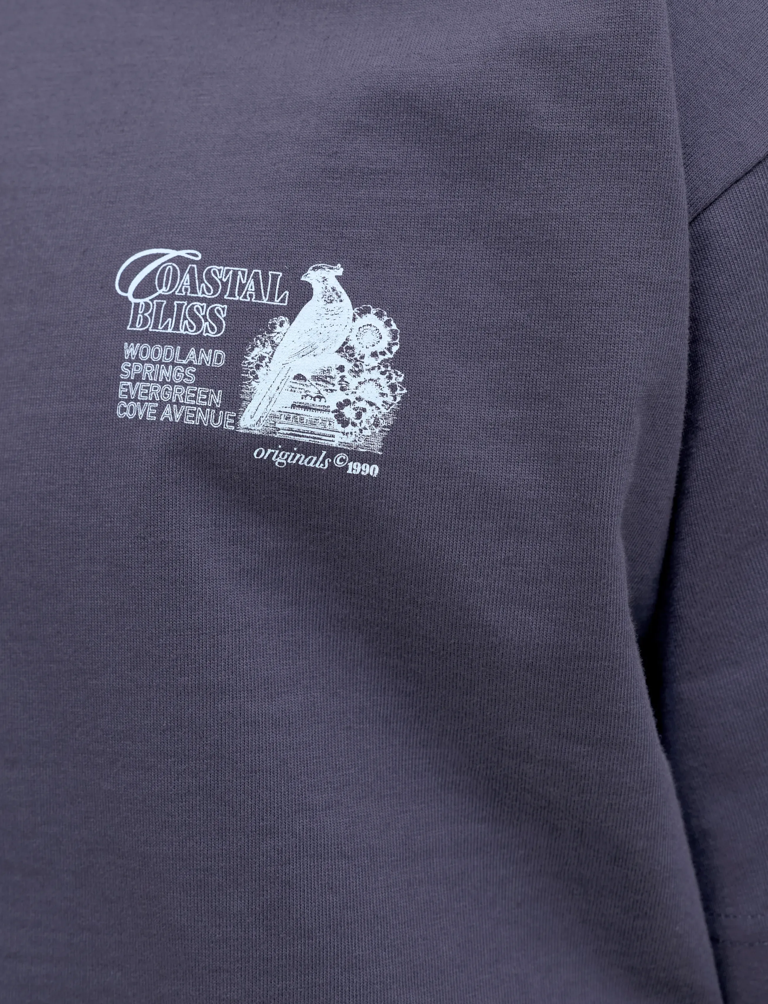 Jack & Jones - JORMAINE BACK TEE SS CREW NECK SN - lühikeste varrukatega t-särgid - odyssey gray - 5
