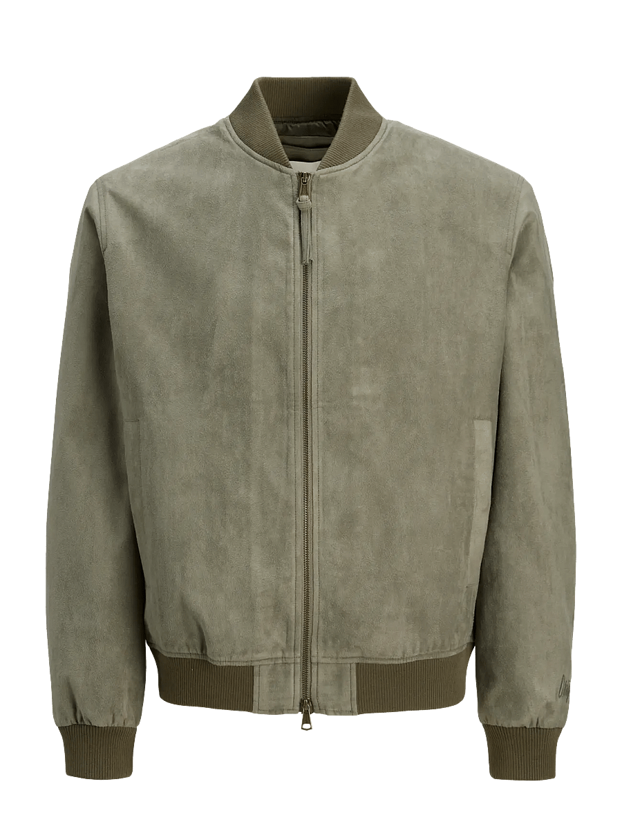 Jack & Jones - JORNANTUCKET BOMBER JACKET - efterårsjakker - dusty olive - 1
