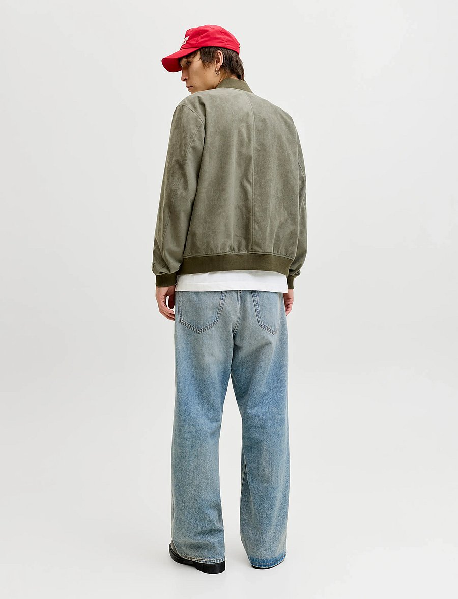 Jack & Jones - JORNANTUCKET BOMBER JACKET - efterårsjakker - dusty olive - 2