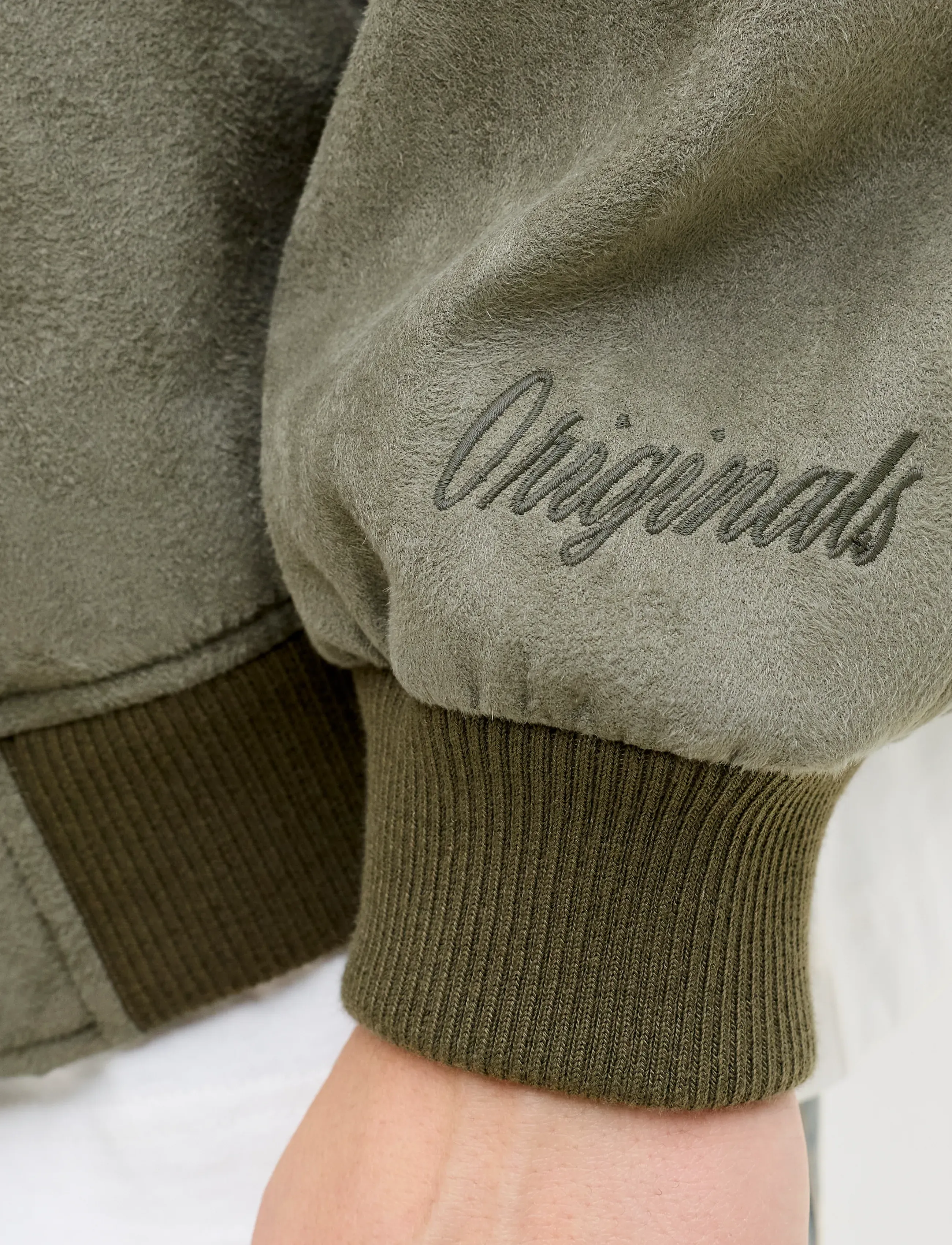Jack & Jones - JORNANTUCKET BOMBER JACKET - frühlingsjacken - dusty olive - 5