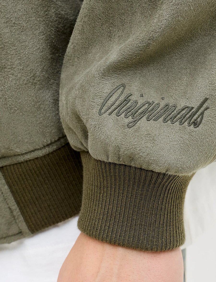 Jack & Jones - JORNANTUCKET BOMBER JACKET - efterårsjakker - dusty olive - 5