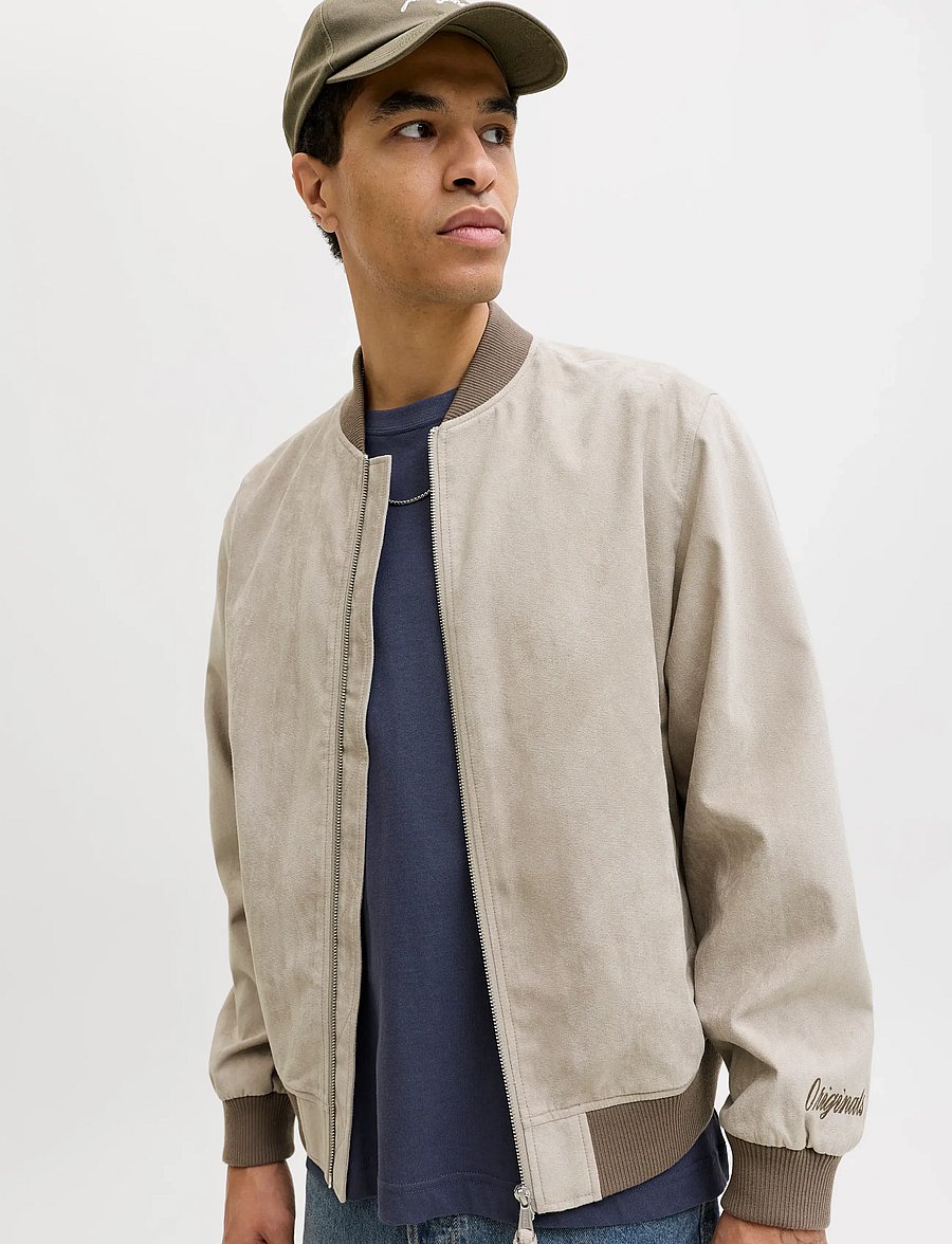 Jack & Jones - JORNANTUCKET BOMBER JACKET - herbstjacken - string - 5