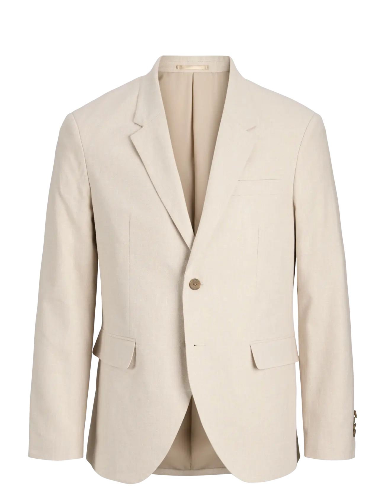 Jack & Jones JPRMARTIN SUMMER BLZ LINEN BLEND NO06 SN - Tøj - ANCIENT SCROLL / cream