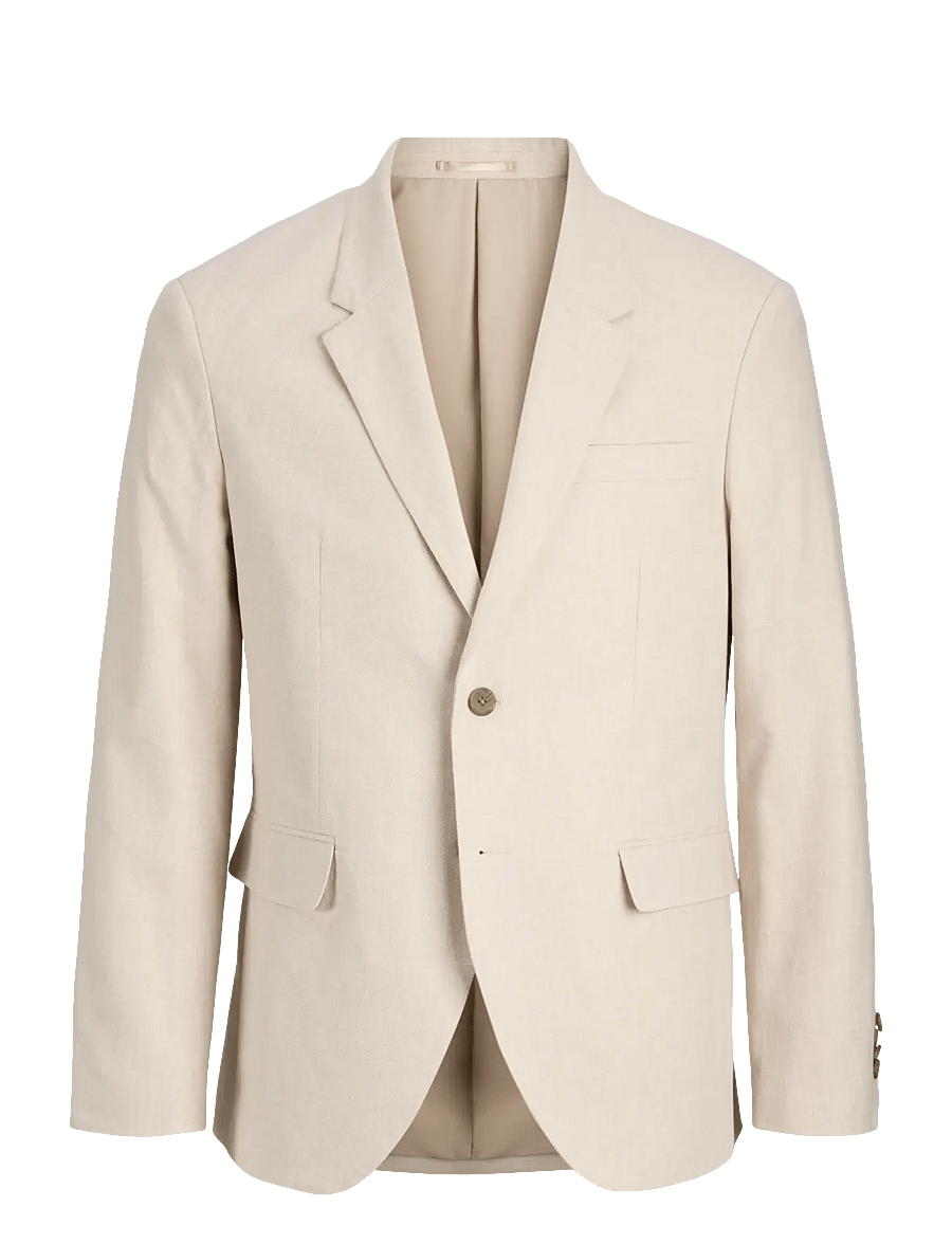 Jack & Jones - JPRMARTIN SUMMER BLZ LINEN BLEND NO06 SN - enkeltradede blazere - ancient scroll - 1