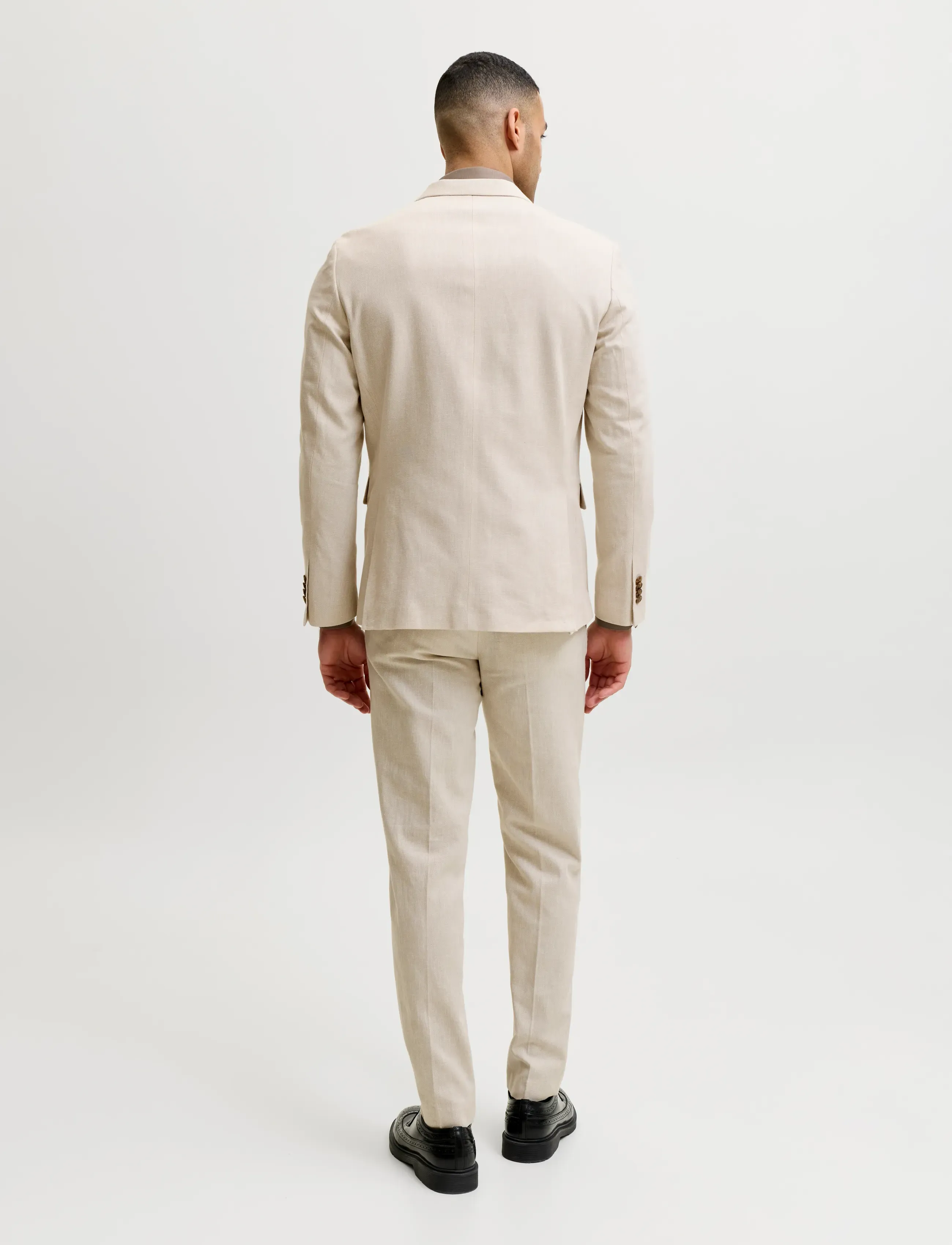 Jack & Jones - JPRMARTIN SUMMER BLZ LINEN BLEND NO06 SN - enkeltradede blazere - ancient scroll - 3