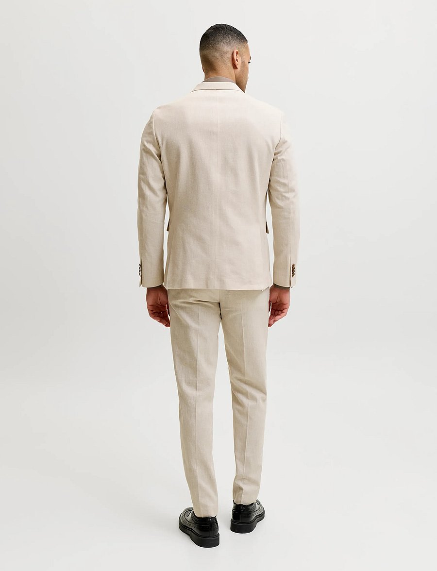 Jack & Jones - JPRMARTIN SUMMER BLZ LINEN BLEND NO06 SN - enkeltradede blazere - ancient scroll - 3