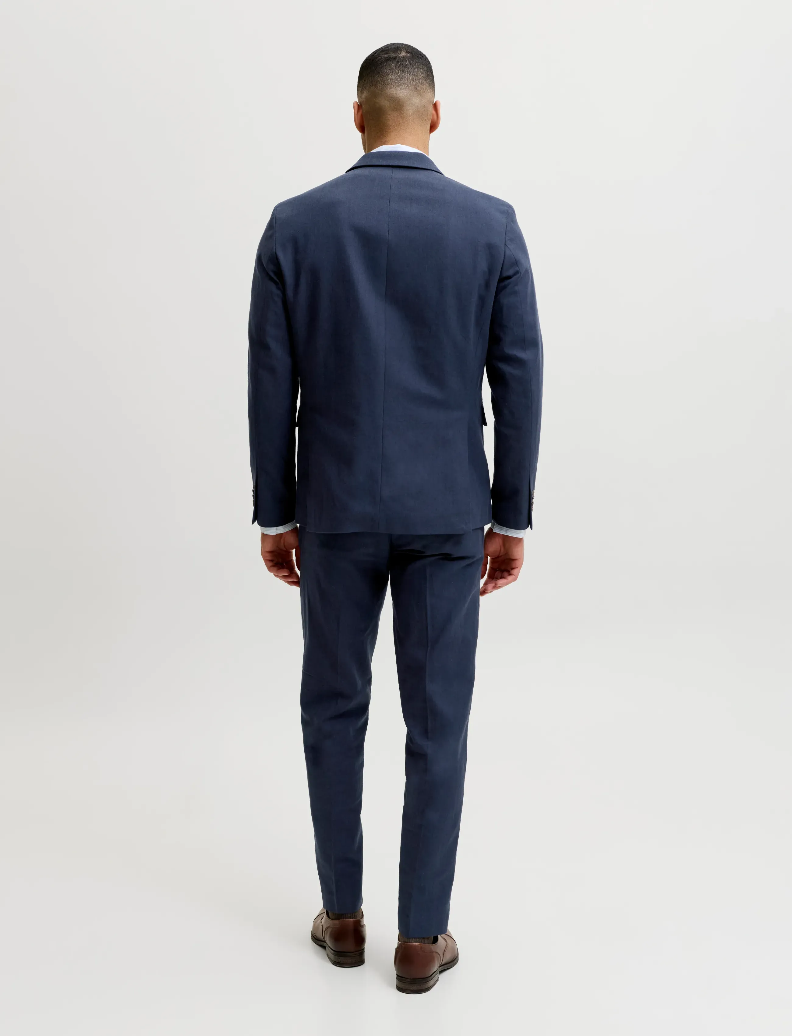 Jack & Jones - JPRMARTIN SUMMER BLZ LINEN BLEND NO06 SN - enkeltradede blazere - dark navy - 2