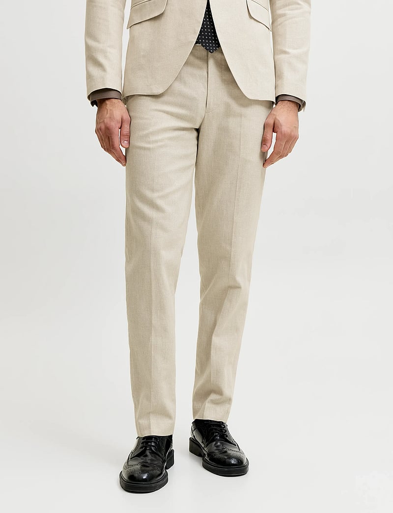 Jack & Jones - JPRMARTIN SUMMER TRS LINEN BLEND NO06 SN - jakkesætbukser i hør - ancient scroll - 0