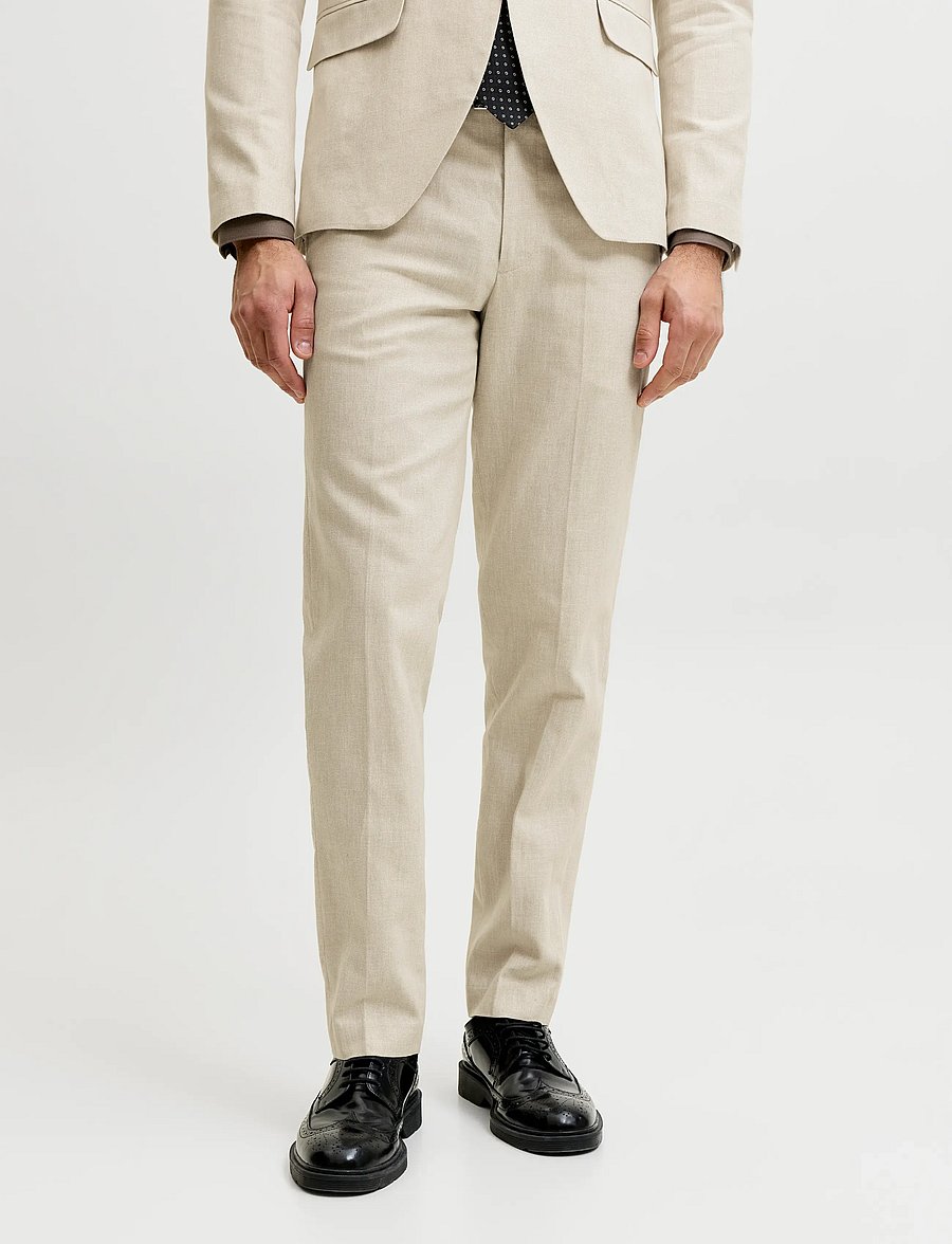 Jack & Jones - JPRMARTIN SUMMER TRS LINEN BLEND NO06 SN - linased ülikonnapüksid - ancient scroll - 0
