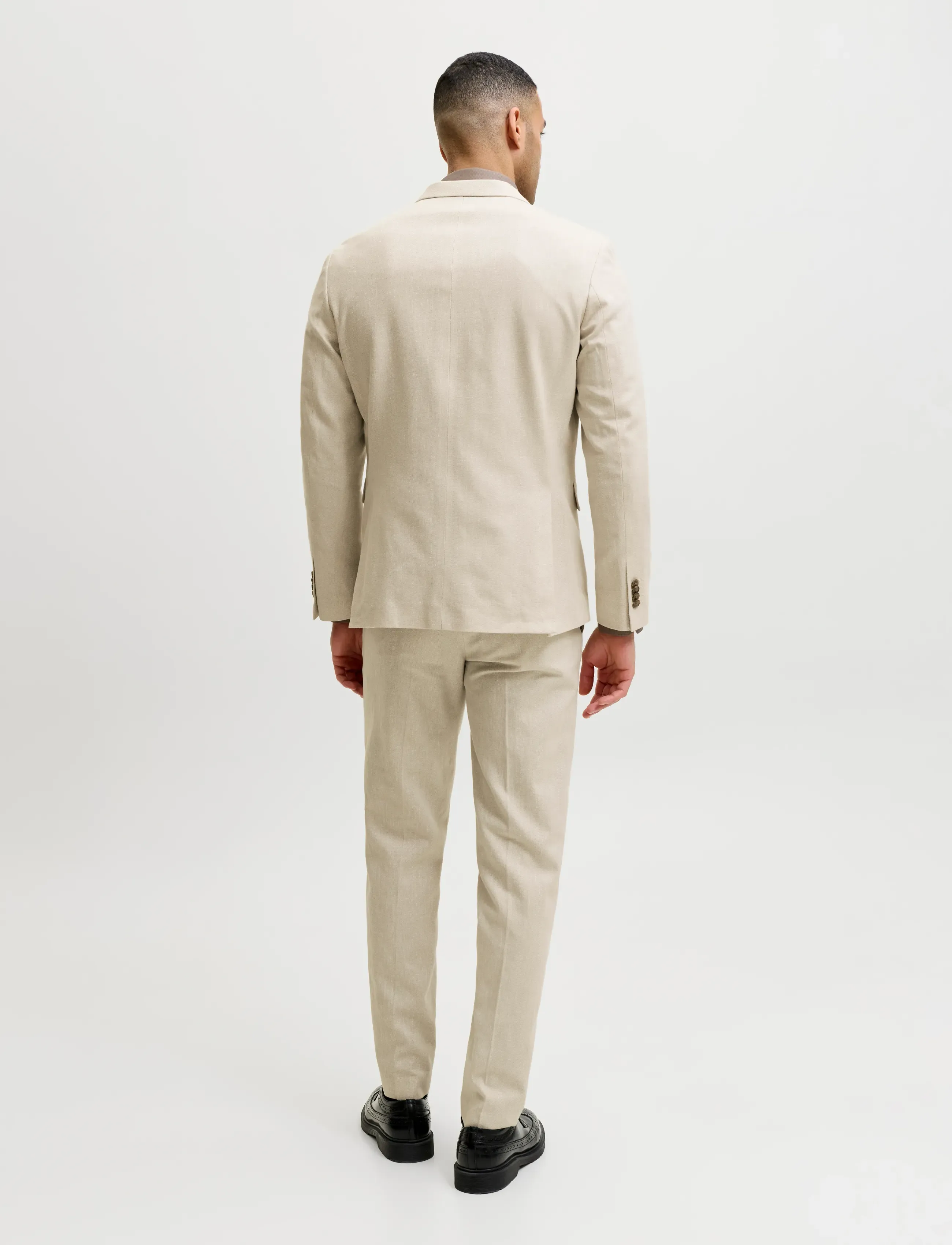 Jack & Jones - JPRMARTIN SUMMER TRS LINEN BLEND NO06 SN - linased ülikonnapüksid - ancient scroll - 3