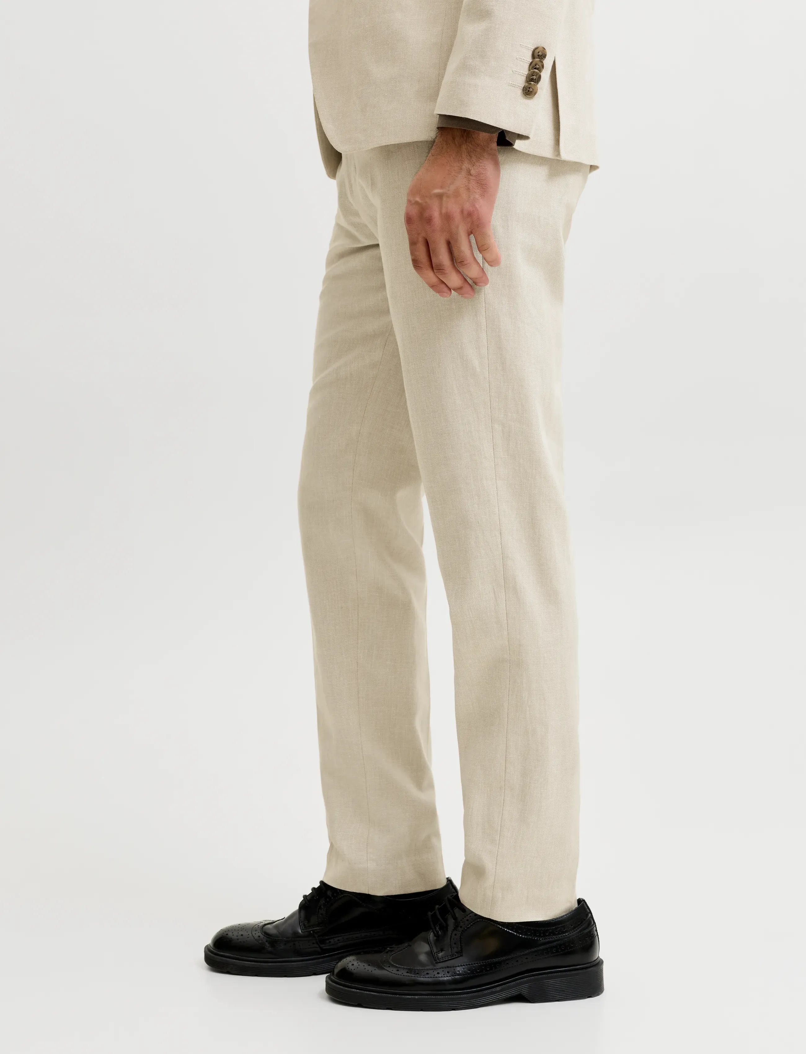 Jack & Jones - JPRMARTIN SUMMER TRS LINEN BLEND NO06 SN - linased ülikonnapüksid - ancient scroll - 5