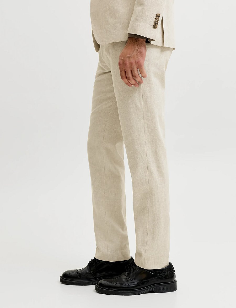 Jack & Jones - JPRMARTIN SUMMER TRS LINEN BLEND NO06 SN - linased ülikonnapüksid - ancient scroll - 5