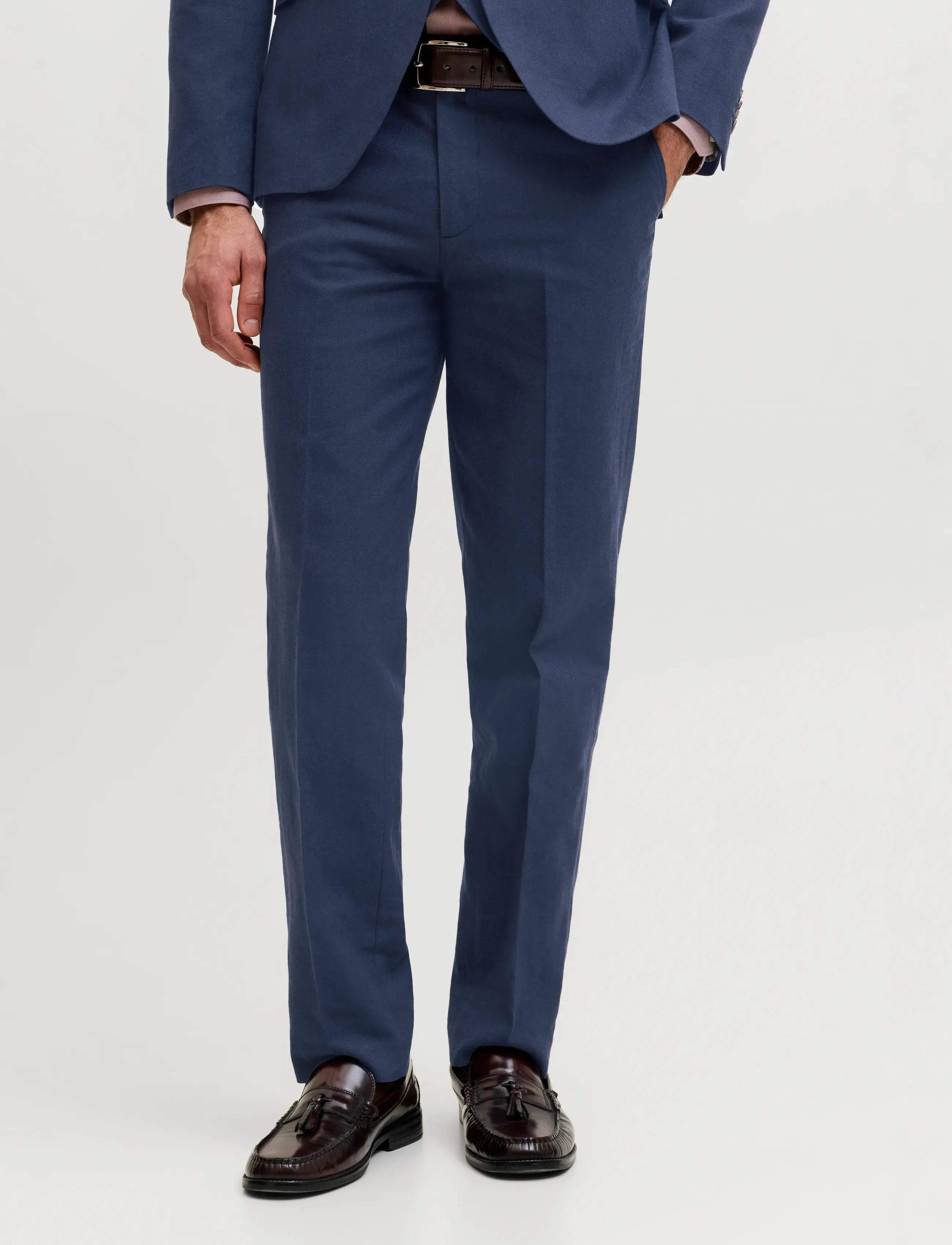 Jack & Jones JPRMARTIN SUMMER TRS LINEN BLEND NO06 SN - Kostymer & Kavajer - DARK NAVY / navy