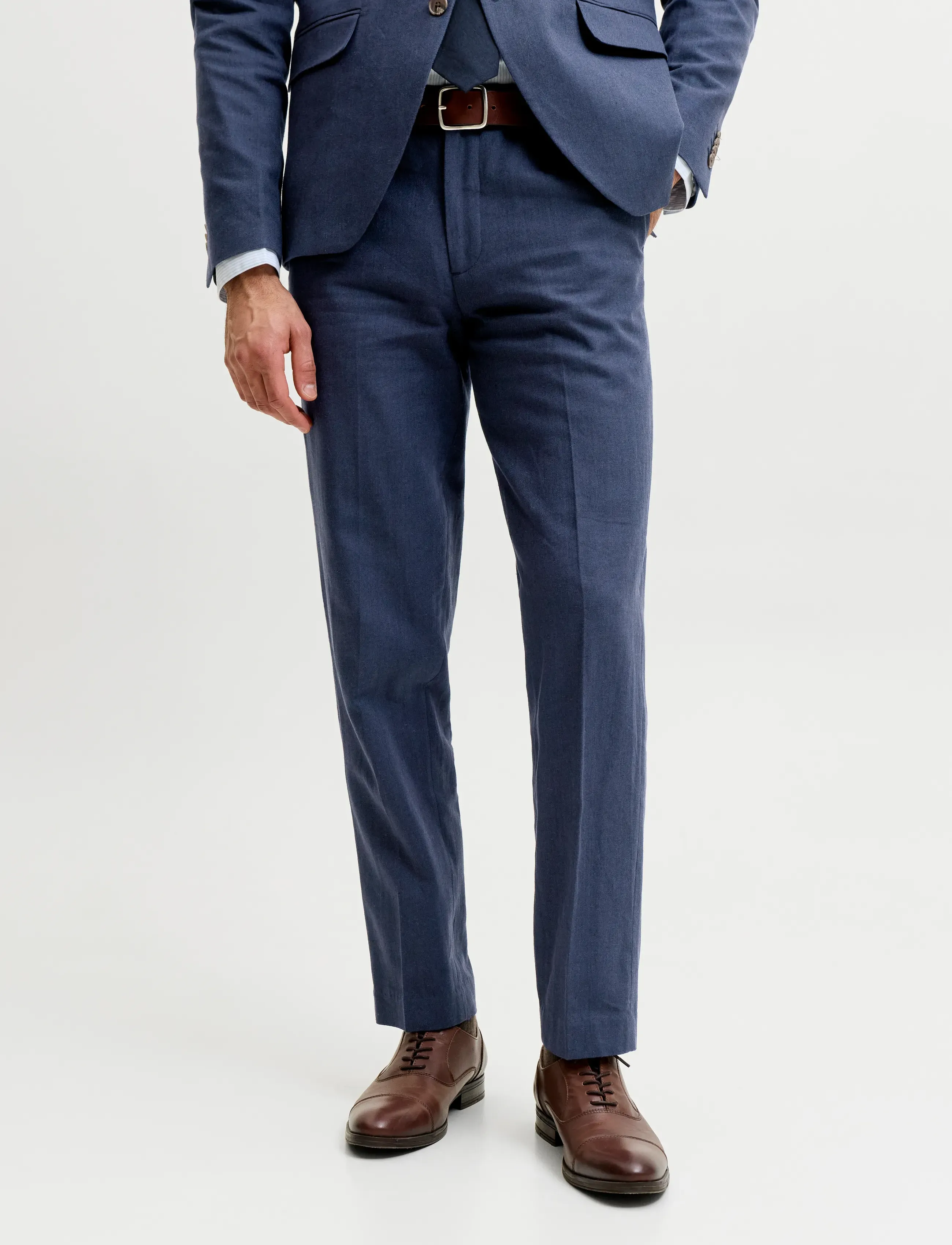 Jack & Jones JPRMARTIN SUMMER TRS LINEN BLEND NO06 SN - Anzüge & Sakkos - DARK NAVY / navy