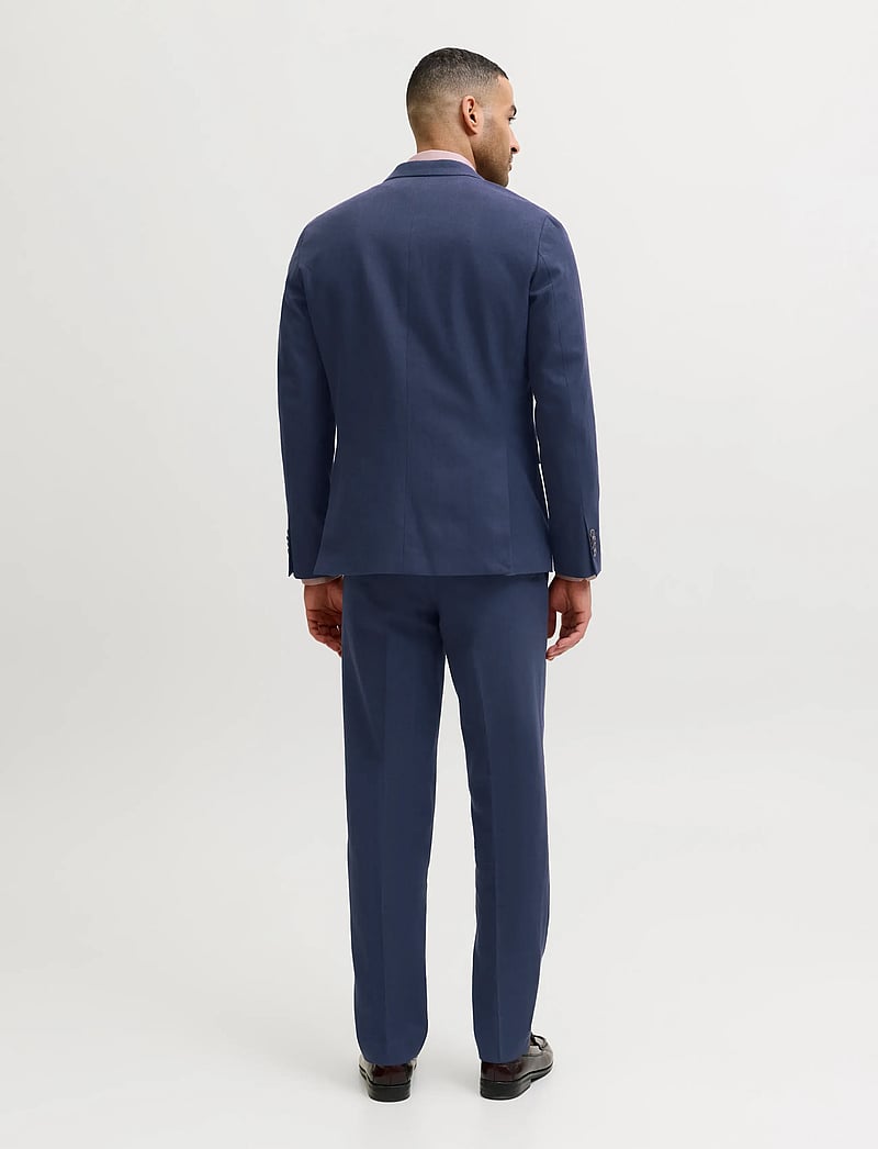 Jack & Jones - JPRMARTIN SUMMER TRS LINEN BLEND NO06 SN - leinenanzughosen - dark navy - 3