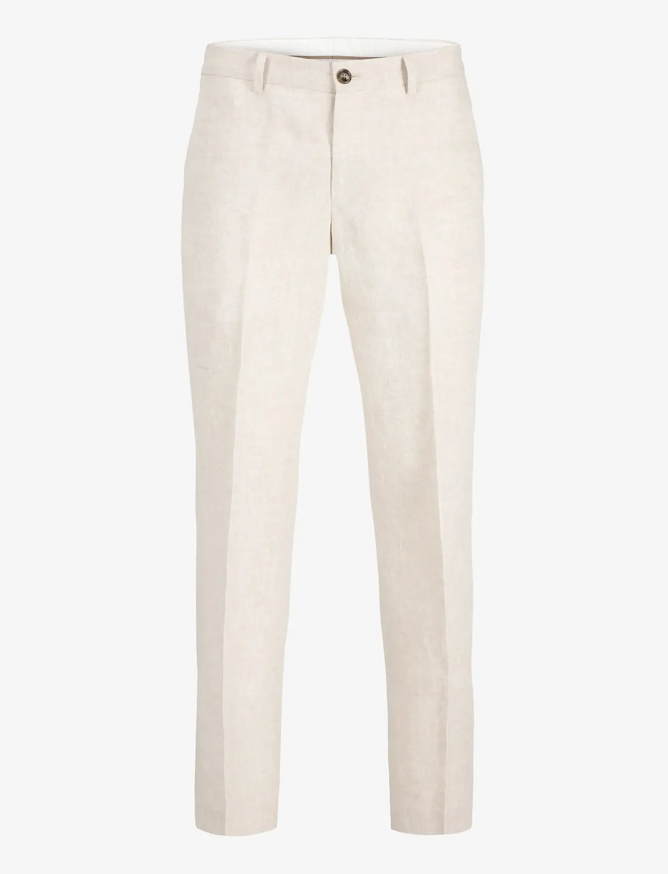 Jack & Jones - JPRBLAMARTIN LAWRENCE LINEN TROUSER UN01 - jakkesætbukser i hør - ancient scroll - 1