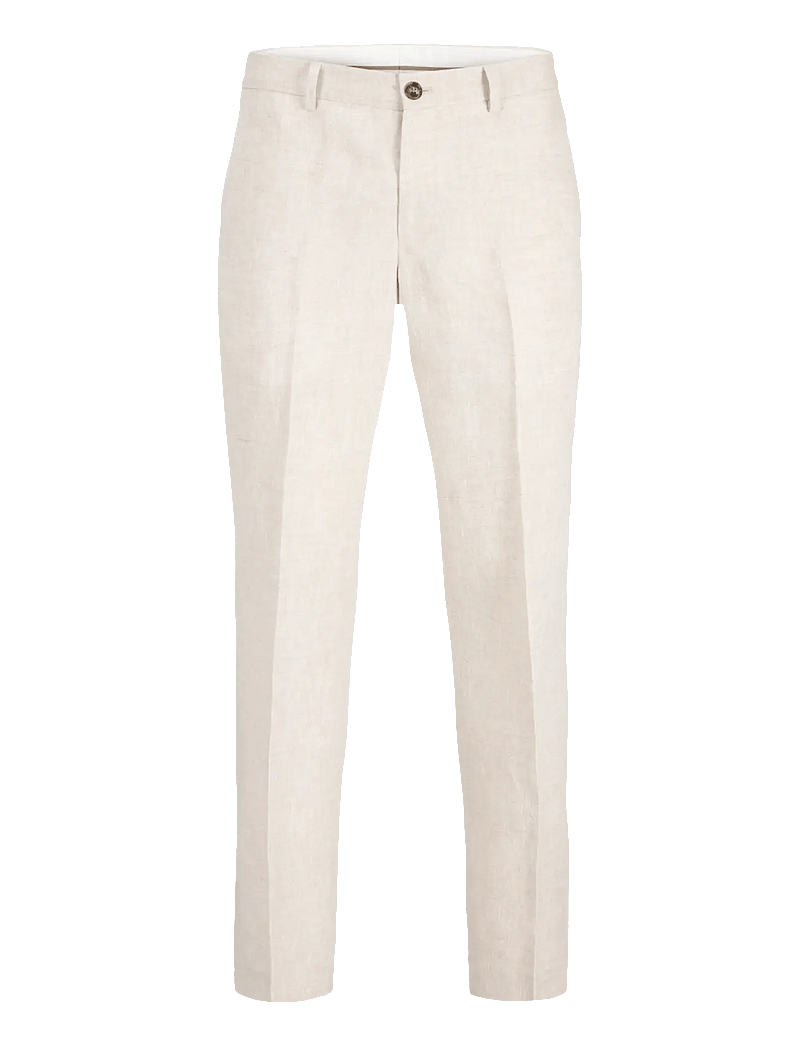 Jack & Jones - JPRBLAMARTIN LAWRENCE LINEN TROUSER UN01 - jakkesætbukser i hør - ancient scroll - 1