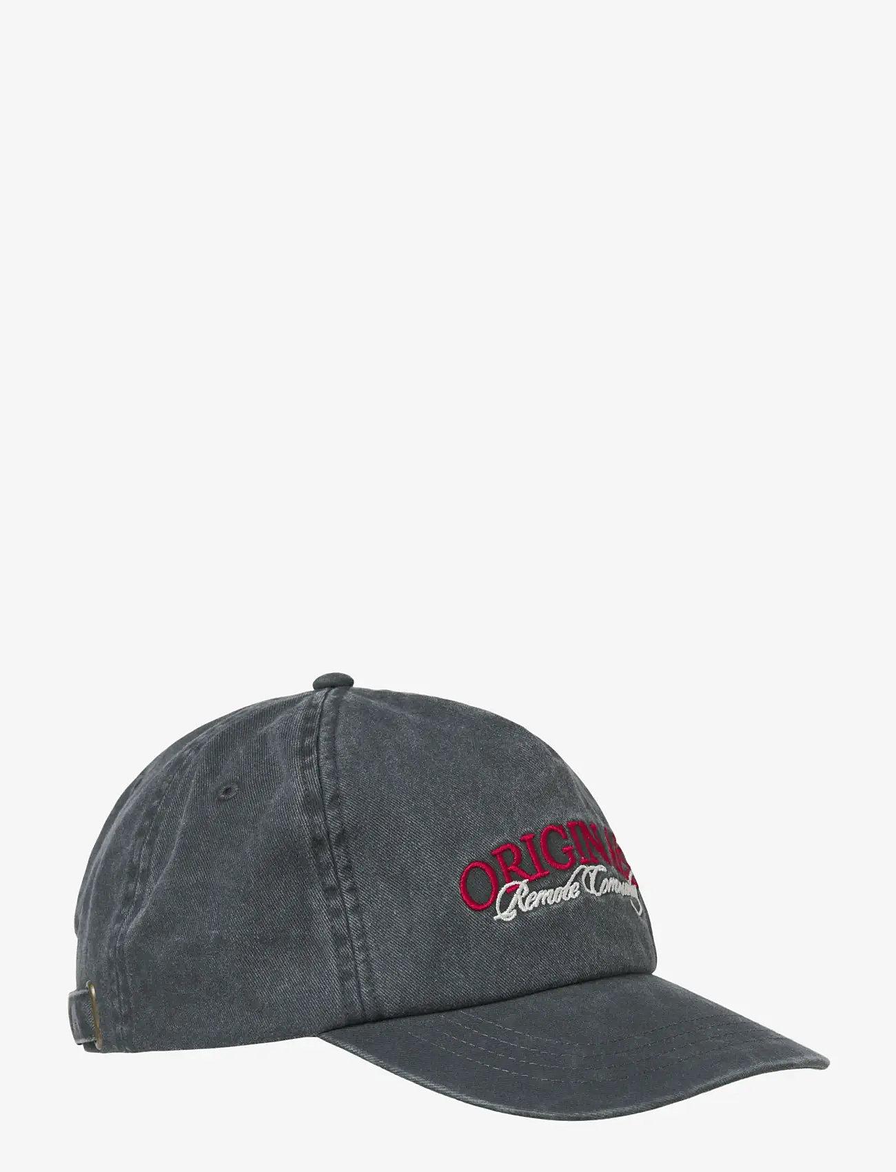 Jack & Jones - JACFRAME WASHED EMB CAP SN - nokkmütsid - black beauty - 1