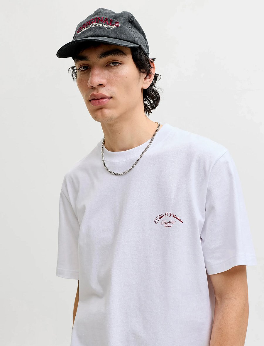 Jack & Jones - JACFRAME WASHED EMB CAP SN - nokamütsid - black beauty - 0