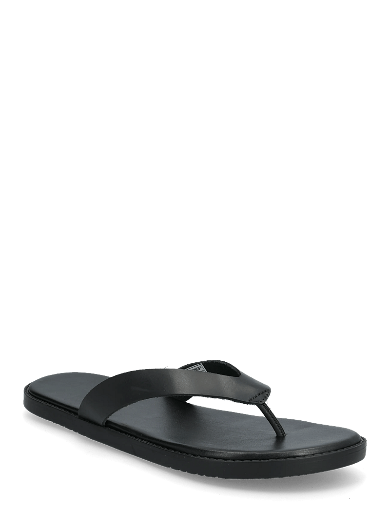 Jack & Jones - JFWDUBAI LEATHER FLIP FLOP - collections - black - 0