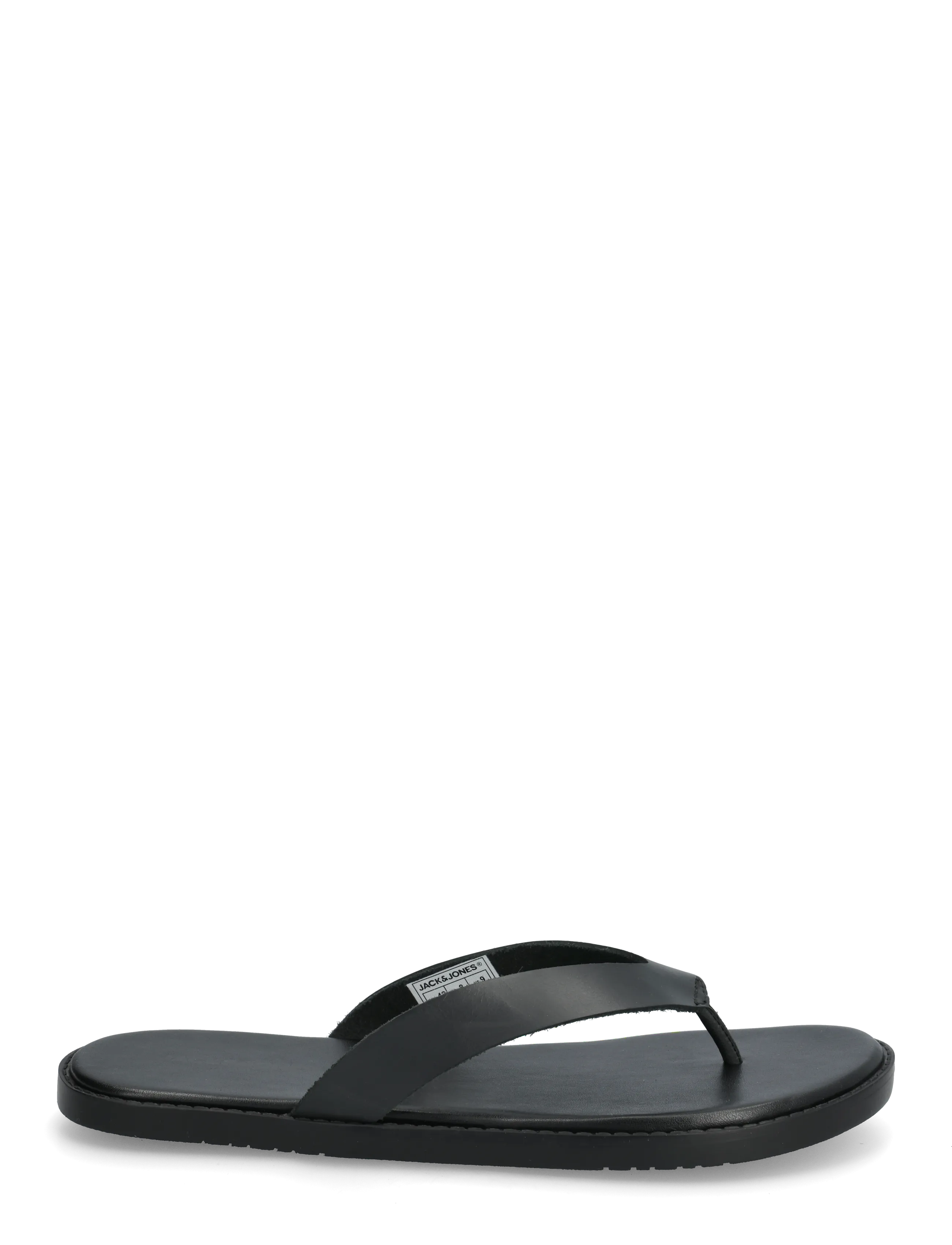 Jack & Jones - JFWDUBAI LEATHER FLIP FLOP - kollektionen - black - 1