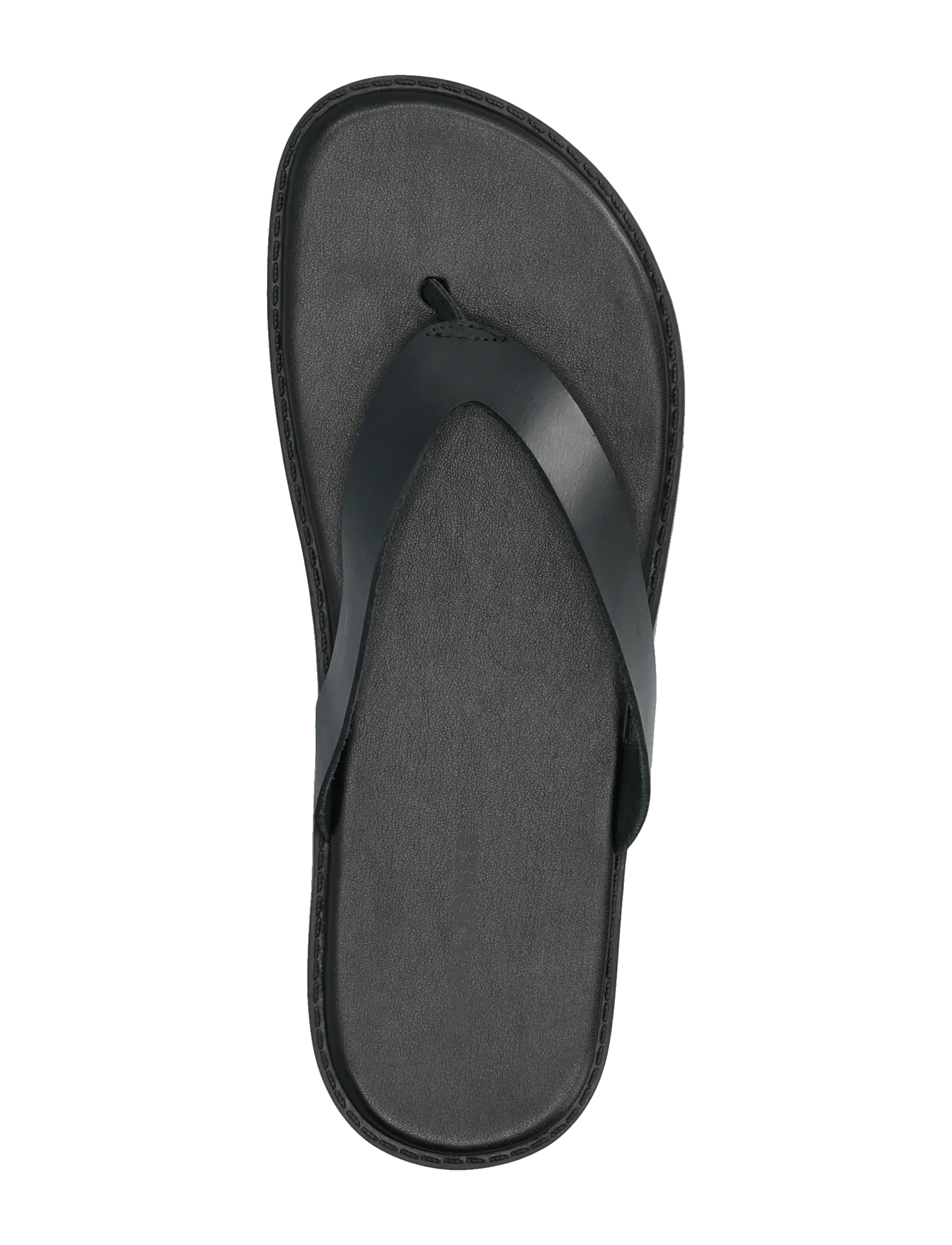 Jack & Jones - JFWDUBAI LEATHER FLIP FLOP - kollektionen - black - 3