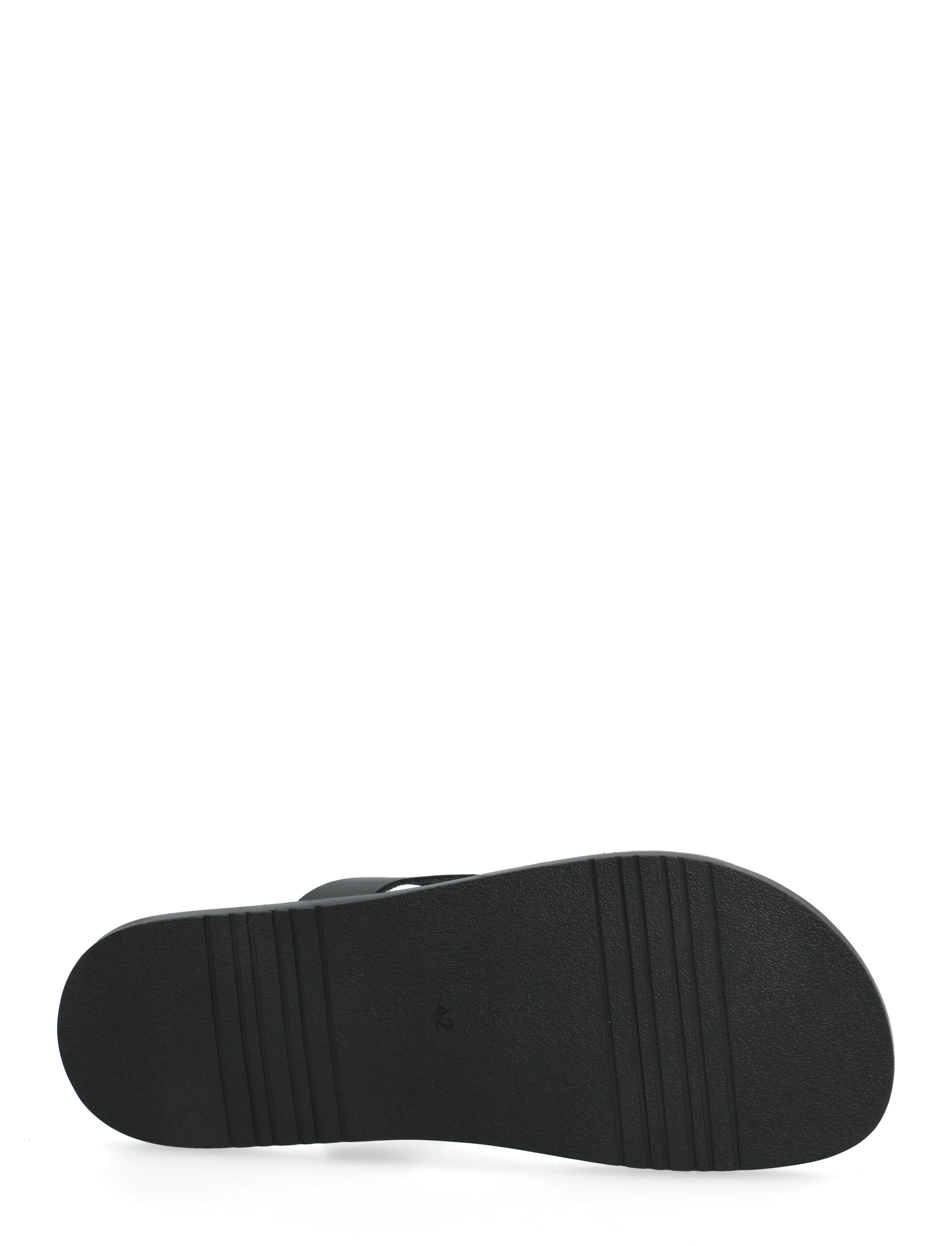 Jack & Jones - JFWDUBAI LEATHER FLIP FLOP - kollektionen - black - 4