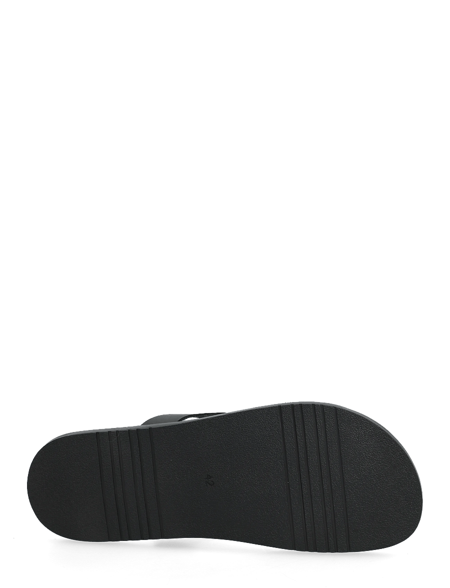 Jack & Jones - JFWDUBAI LEATHER FLIP FLOP - kollektionen - black - 4