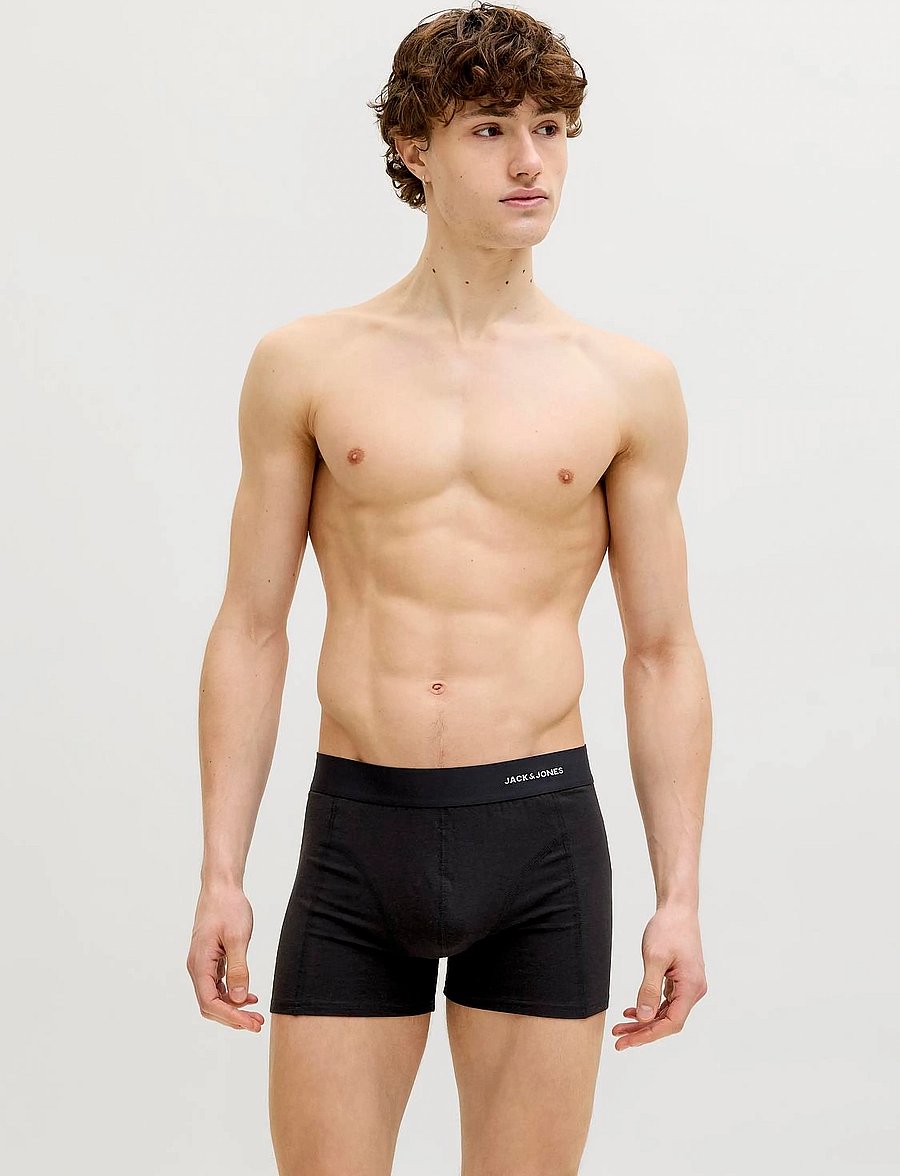 Jack & Jones - JACGABRIEL BAMBOO TRUNKS 3 PACK SN - multipack kalsonger - black - 0