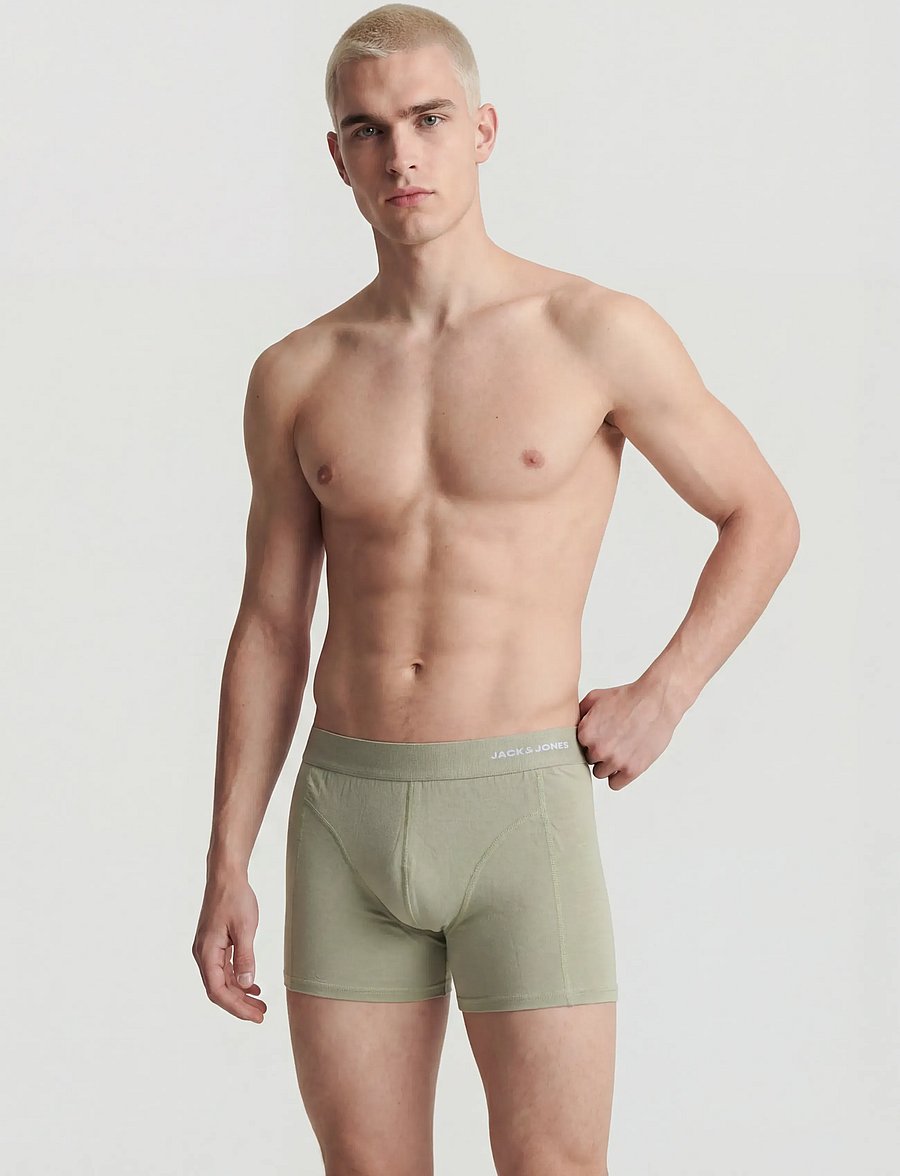 Jack & Jones - JACGABRIEL BAMBOO TRUNKS 3 PACK SN - multipakk aluspüksid - smokey olive - 3
