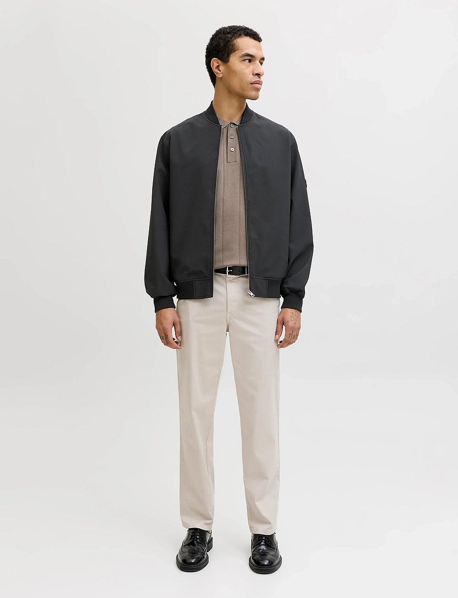 Jack & Jones - JPRBLAASPEN BOMBER JACKET LN - frühlingsjacken - black - 3
