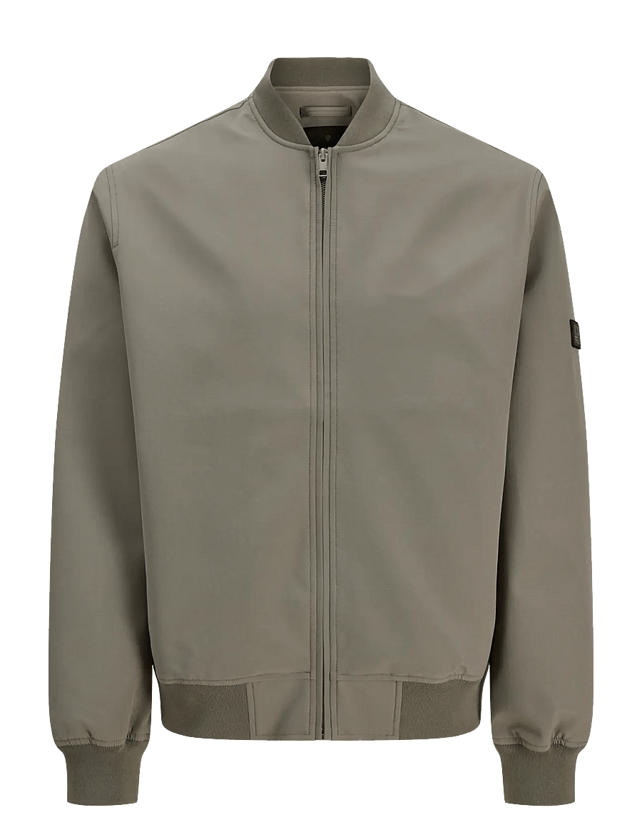 Jack & Jones - JPRBLAASPEN BOMBER JACKET LN - frühlingsjacken - smokey olive - 1