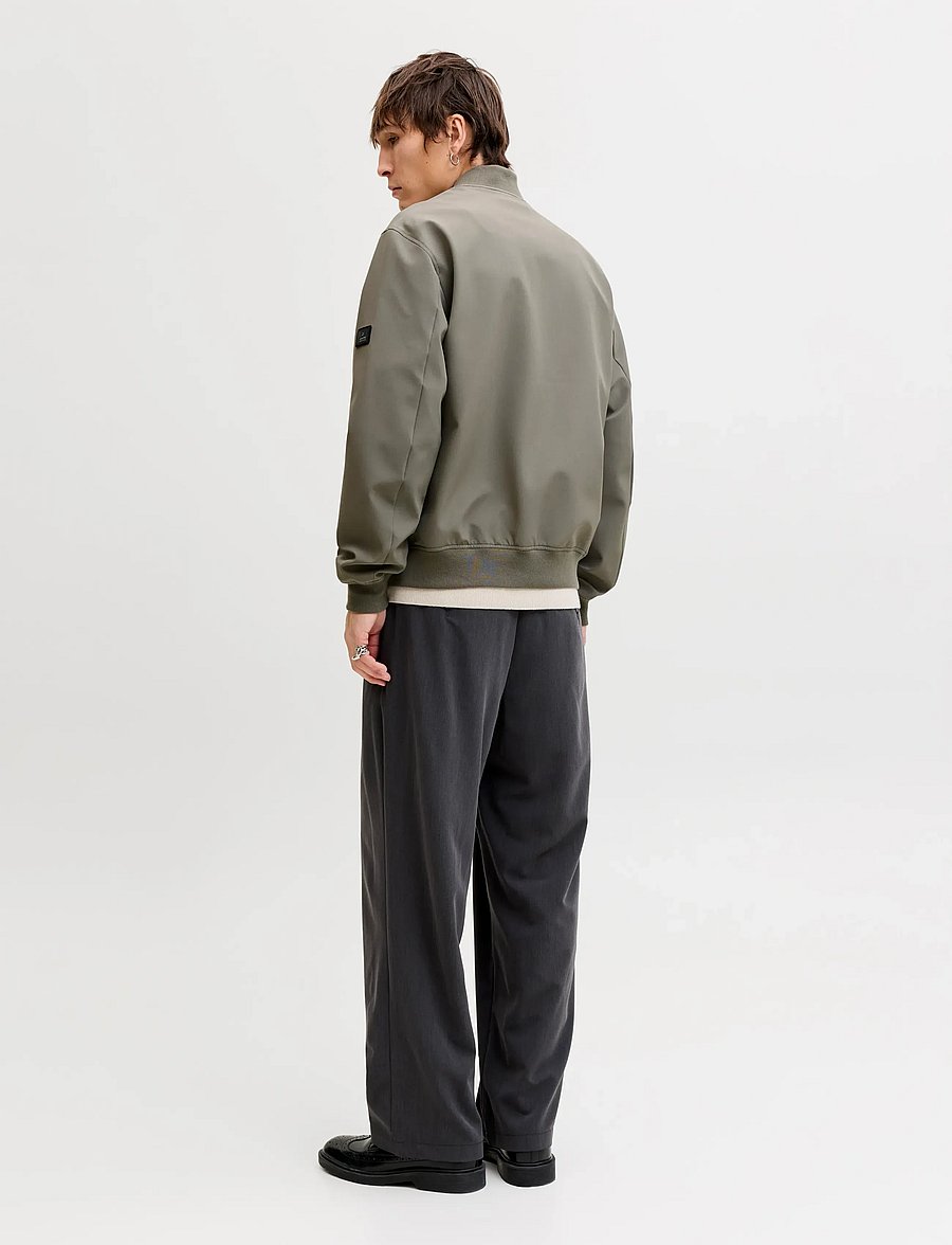 Jack & Jones - JPRBLAASPEN BOMBER JACKET LN - frühlingsjacken - smokey olive - 3