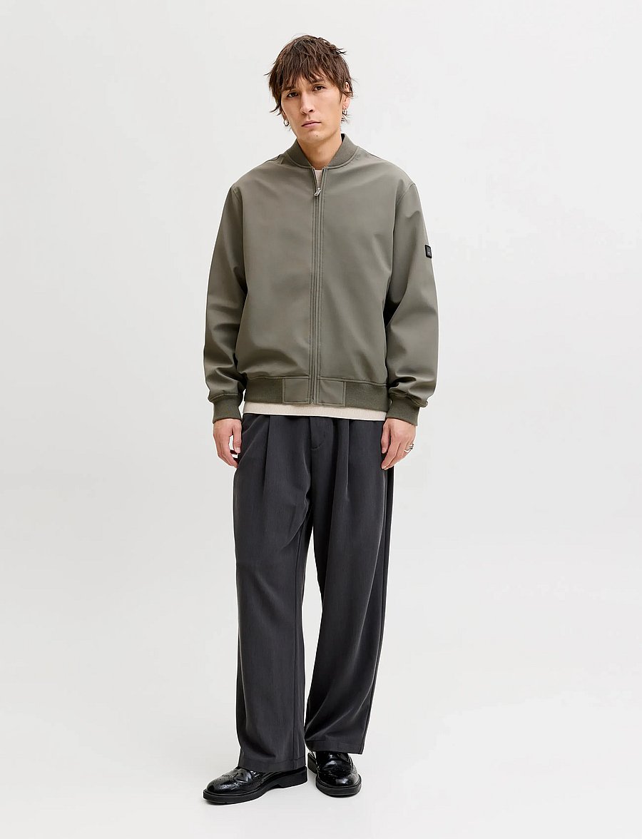 Jack & Jones - JPRBLAASPEN BOMBER JACKET LN - frühlingsjacken - smokey olive - 4