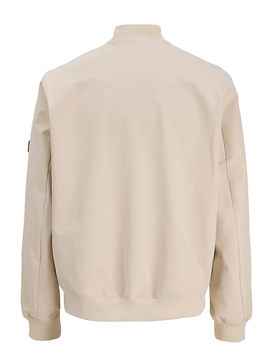 Jack & Jones - JPRBLAASPEN BOMBER JACKET LN - frühlingsjacken - white melange - 2
