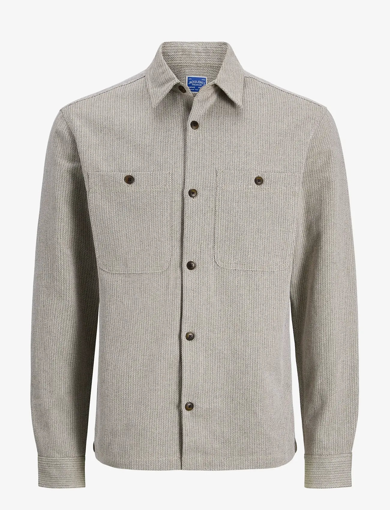 Jack & Jones - JPRBLURAYLE LINEN BL. SOLID LS SHIRT SN - hørskjorter - lemon pepper - 1