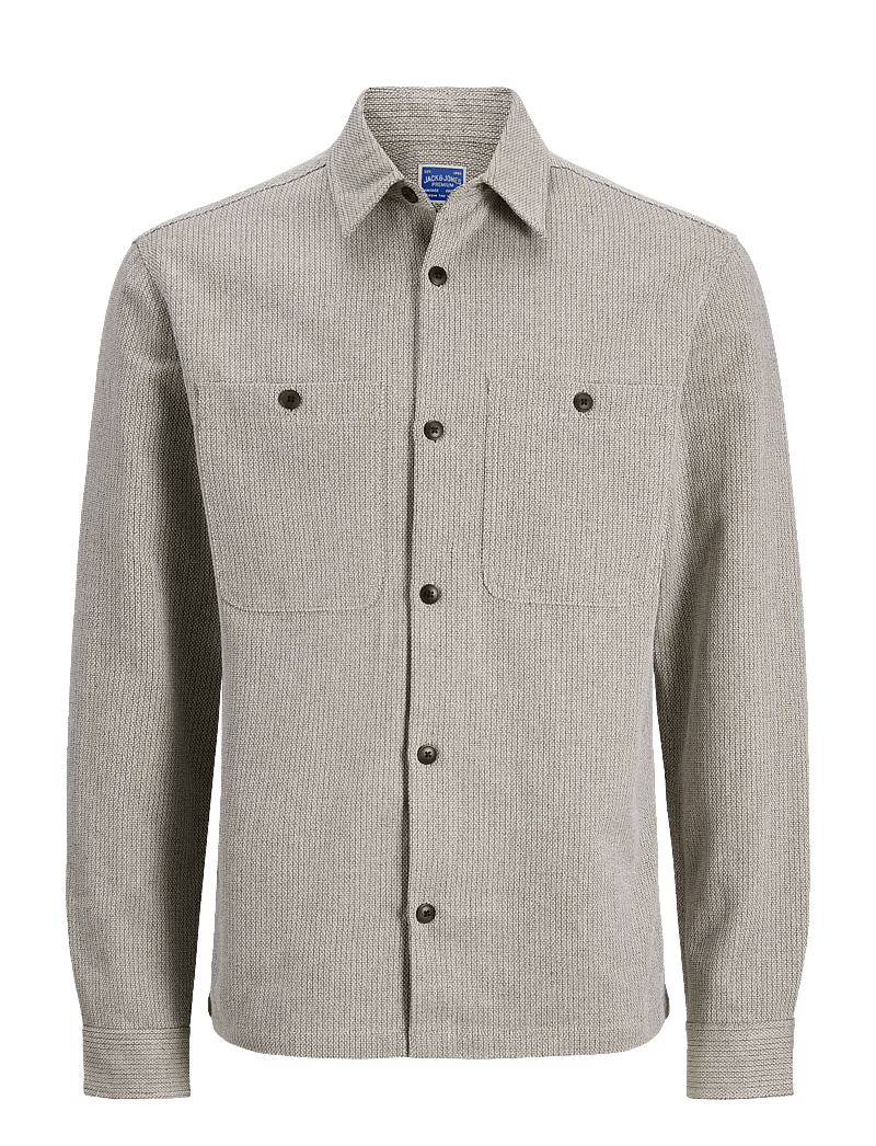 Jack & Jones - JPRBLURAYLE LINEN BL. SOLID LS SHIRT SN - hørskjorter - lemon pepper - 1