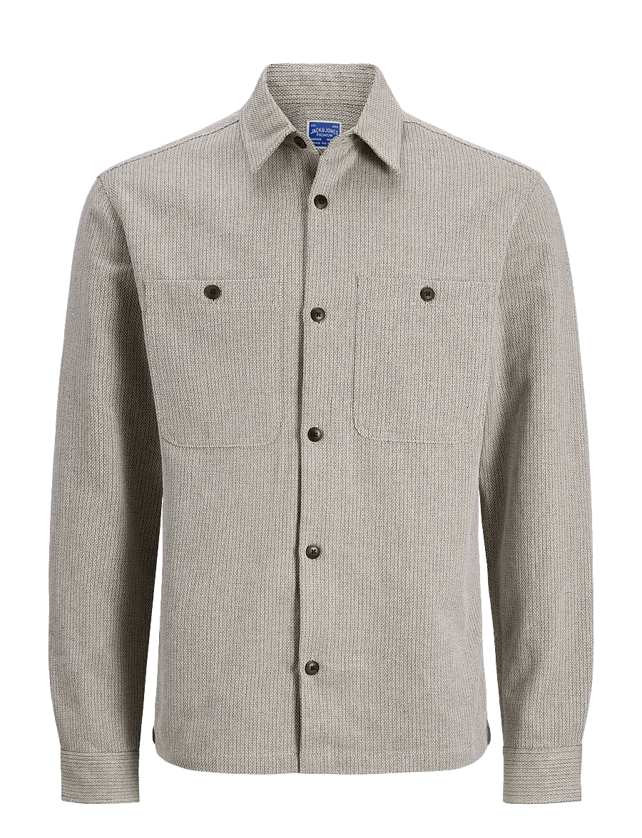 Jack & Jones - JPRBLURAYLE LINEN BL. SOLID LS SHIRT SN - chemises de lin - lemon pepper - 1