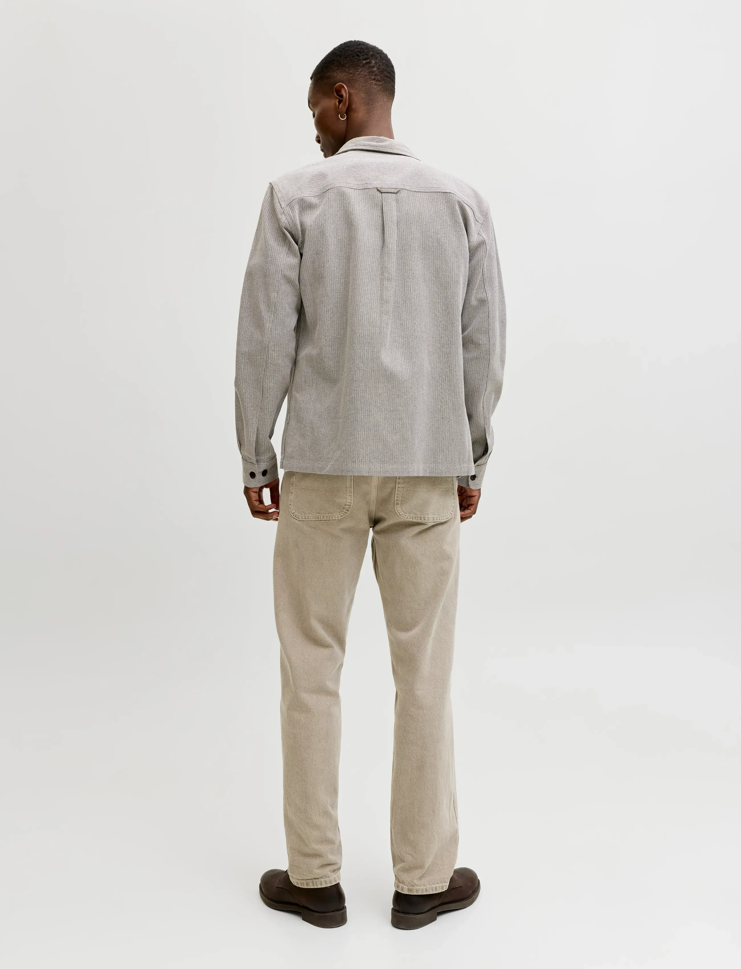 Jack & Jones - JPRBLURAYLE LINEN BL. SOLID LS SHIRT SN - linen shirts - lemon pepper - 2