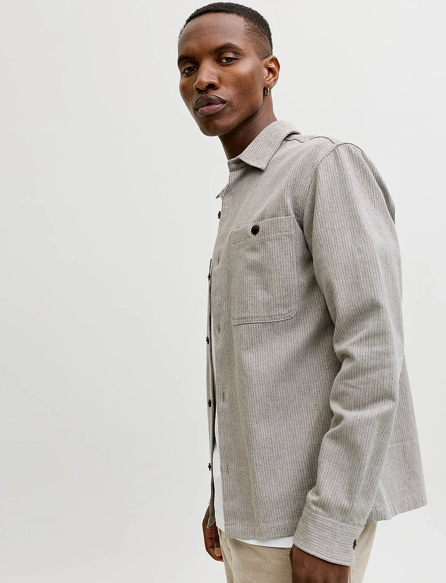 Jack & Jones - JPRBLURAYLE LINEN BL. SOLID LS SHIRT SN - chemises de lin - lemon pepper - 5