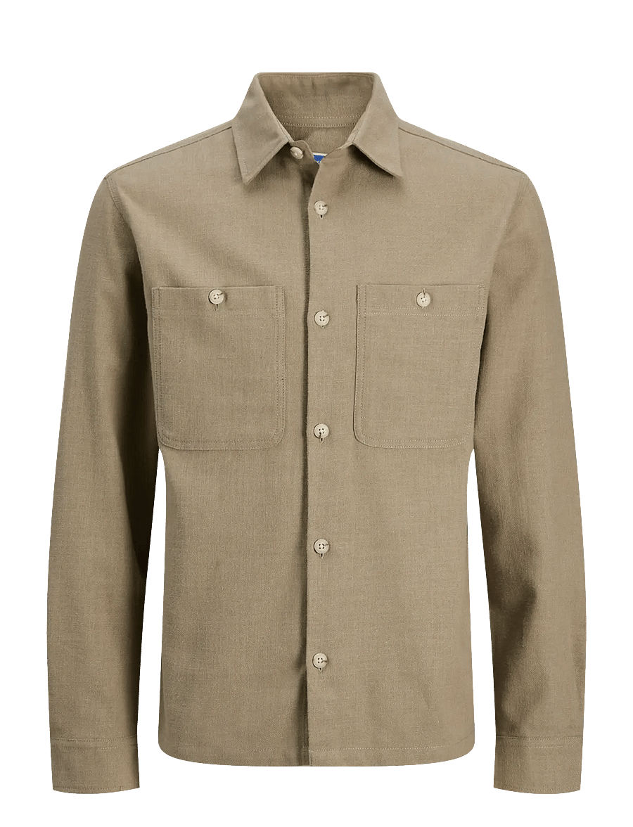 Jack & Jones - JPRBLURAYLE LINEN BL. SOLID LS SHIRT SN - leinenhemden - mermaid - 1
