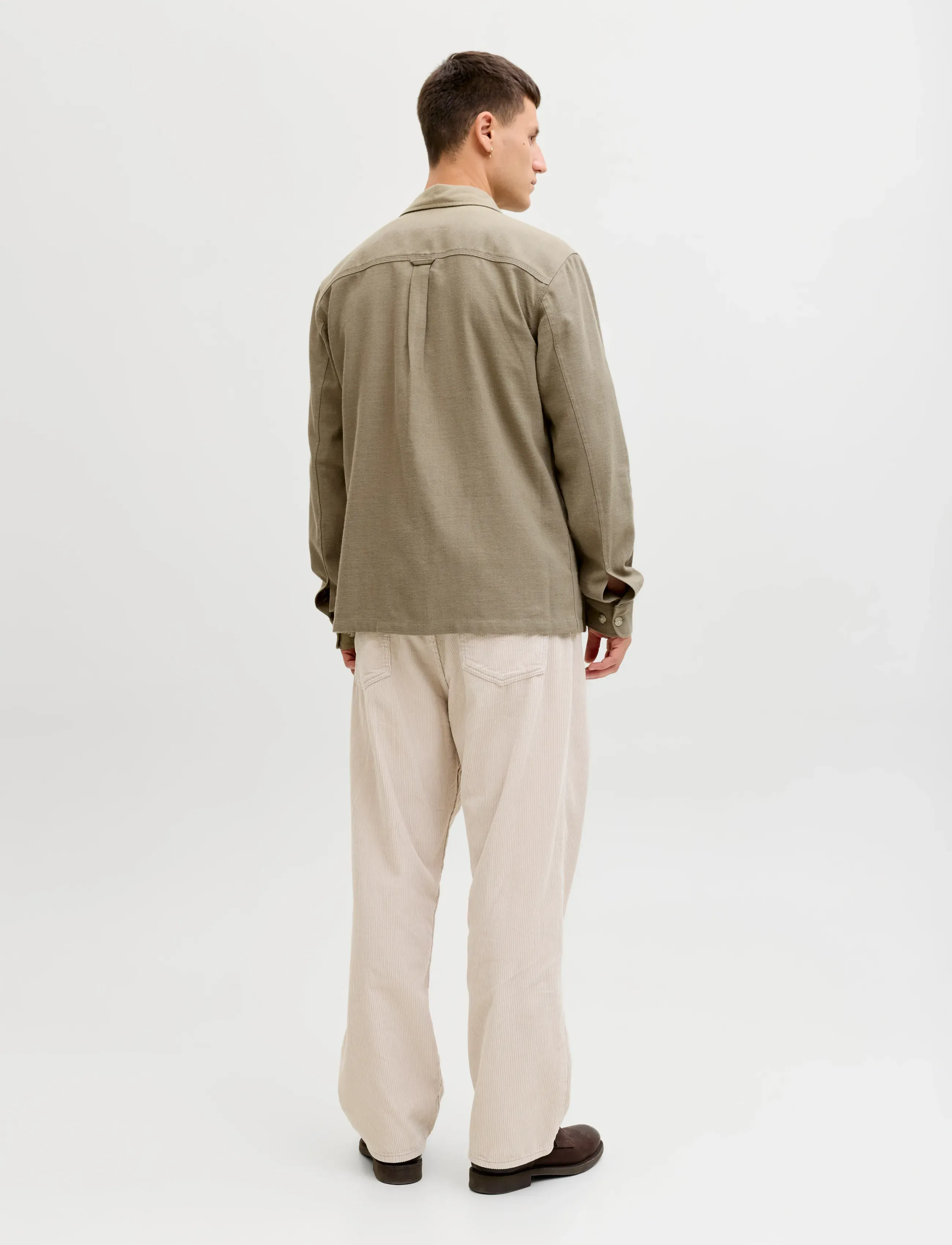 Jack & Jones - JPRBLURAYLE LINEN BL. SOLID LS SHIRT SN - linased särgid - mermaid - 2